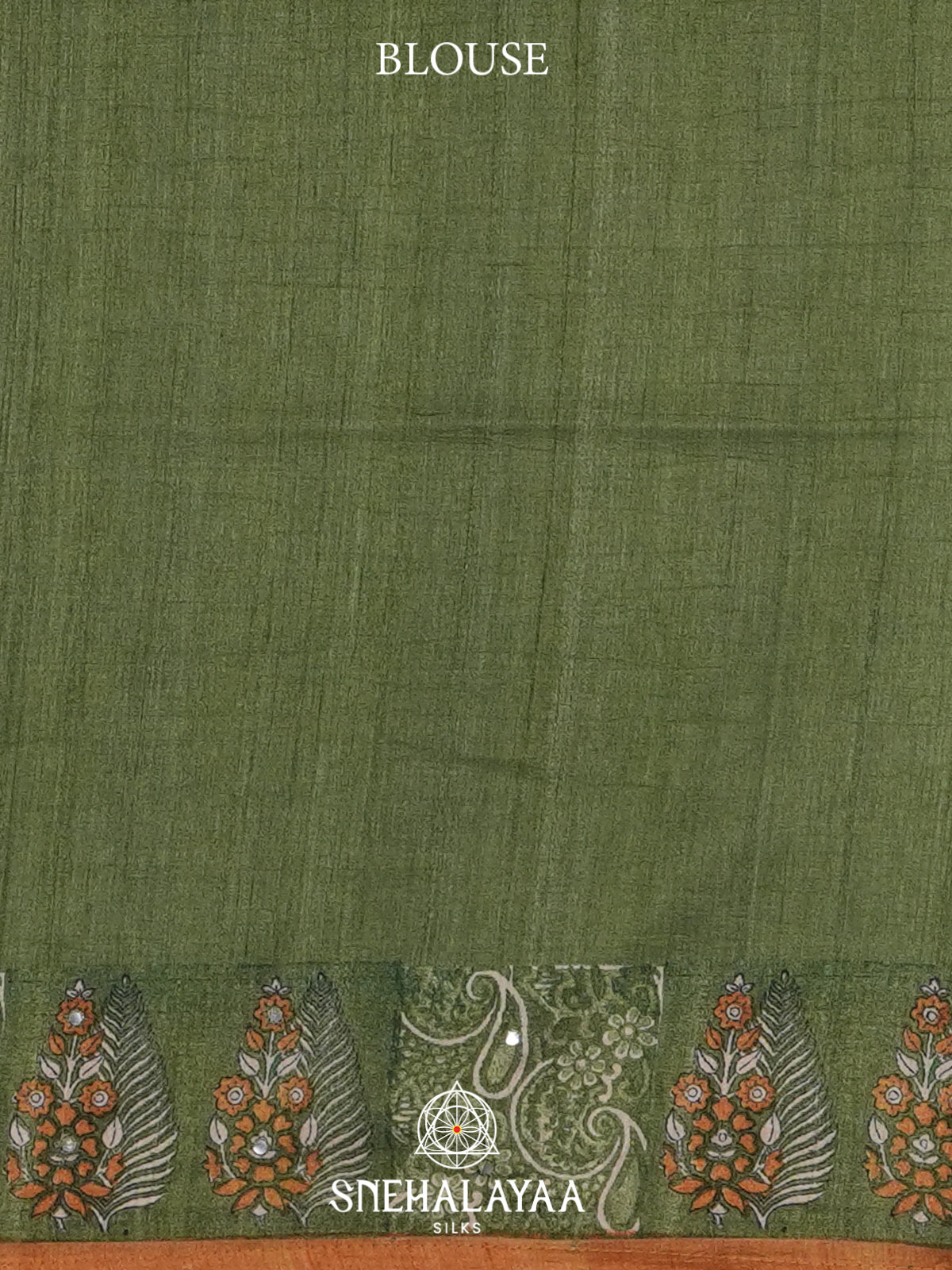 Green Tussar Saree