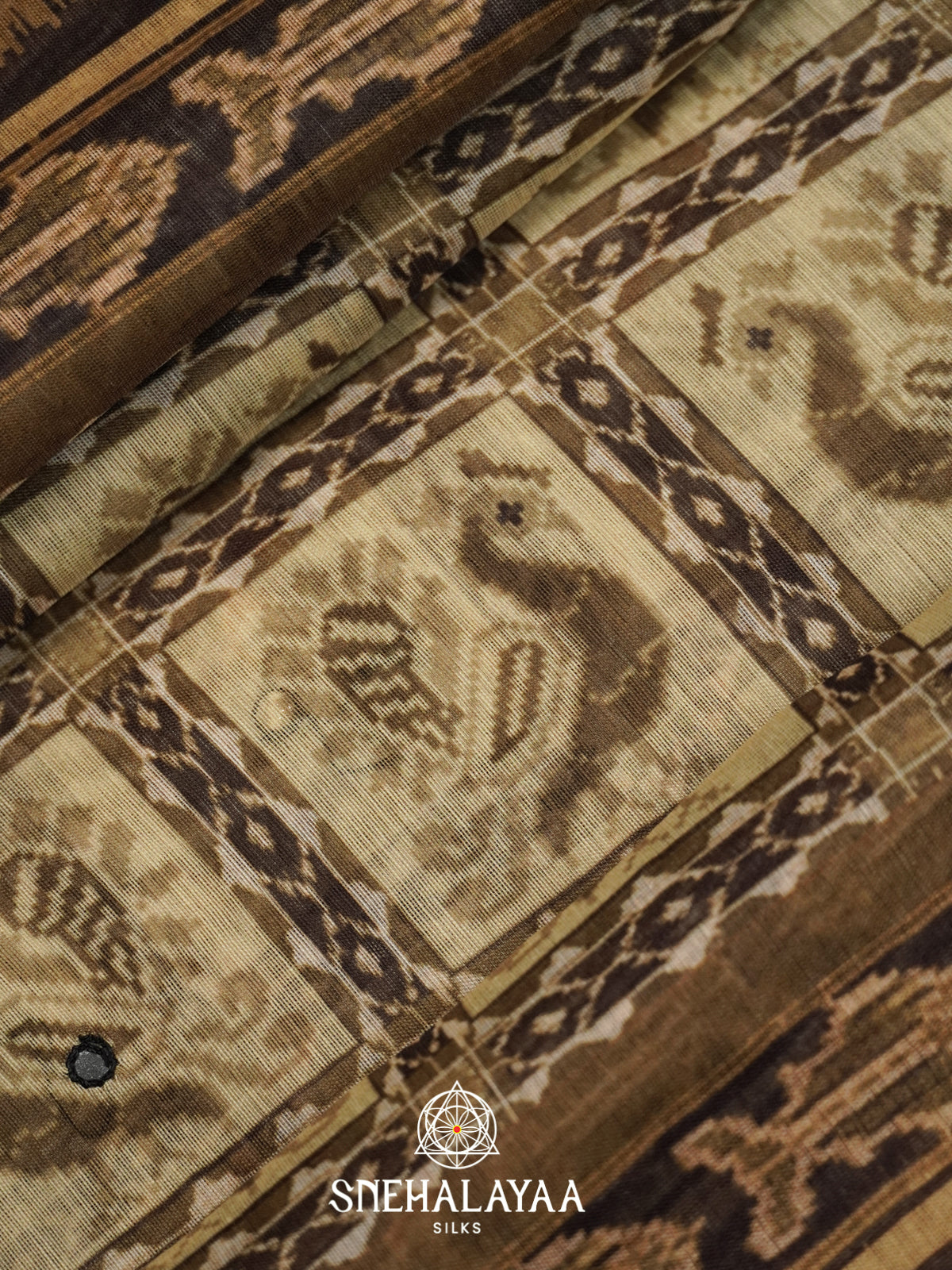 Cream Chanderi Saree