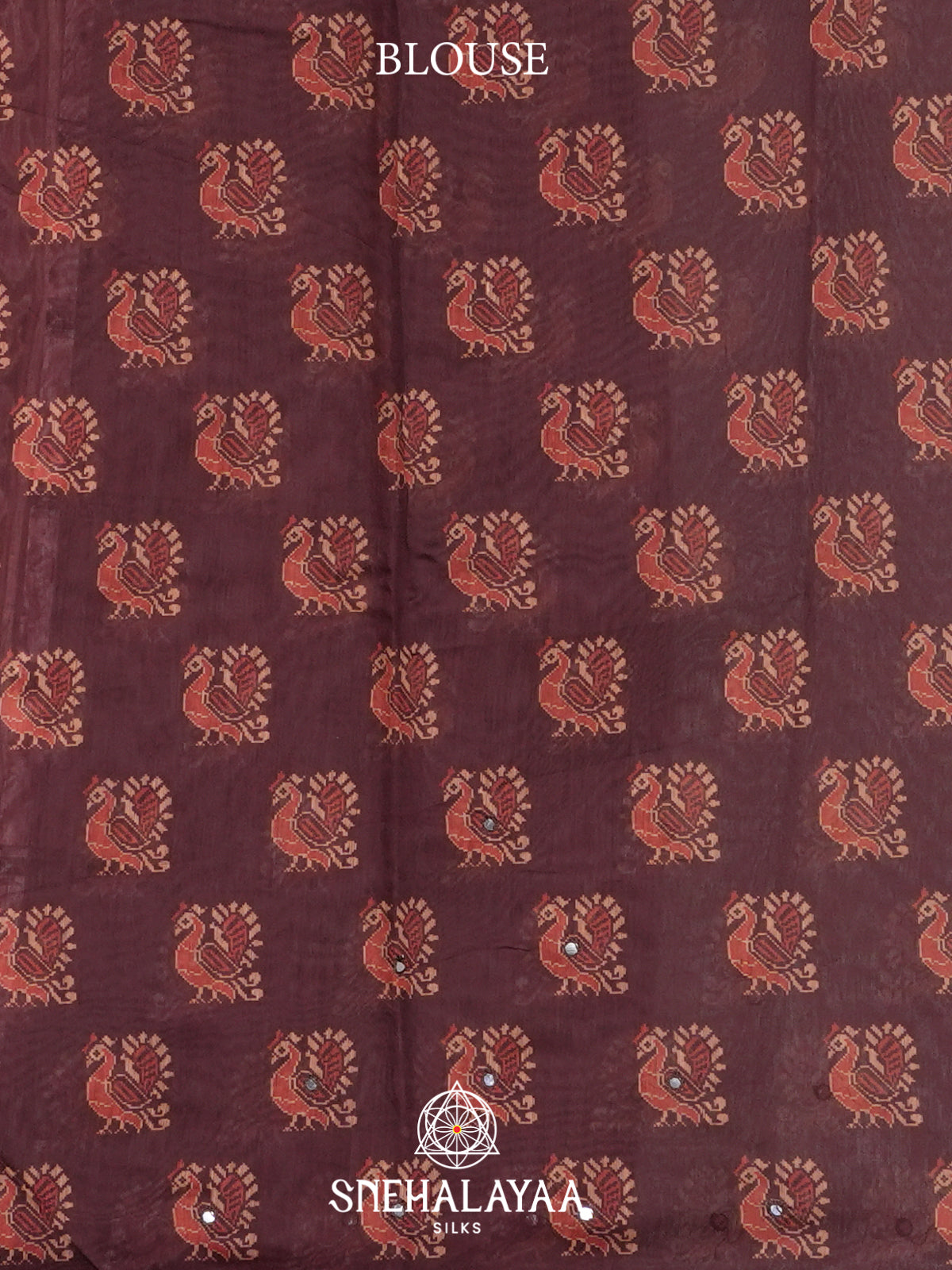 Dusty Rose Chanderi Saree