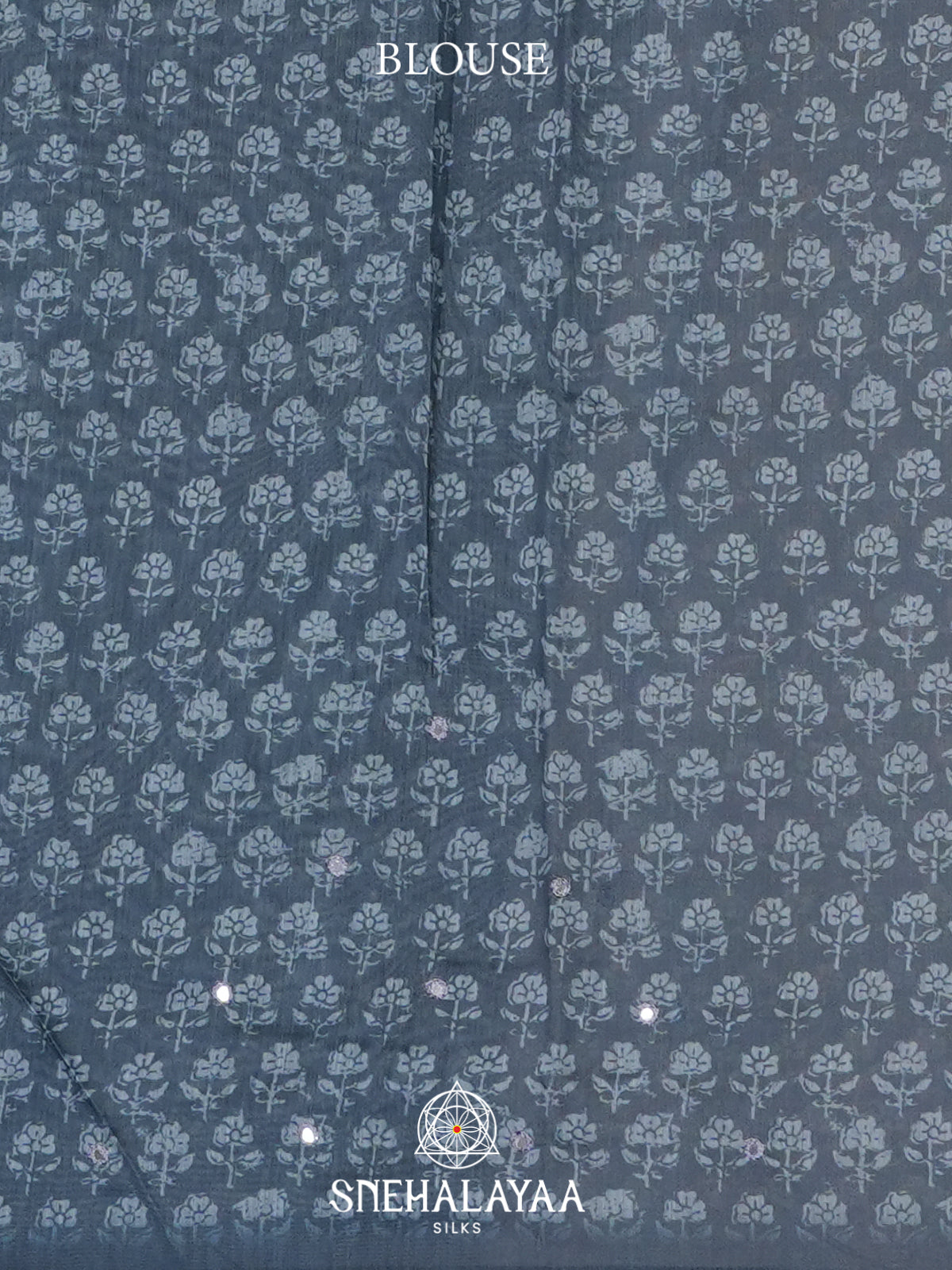 Black Chanderi Saree