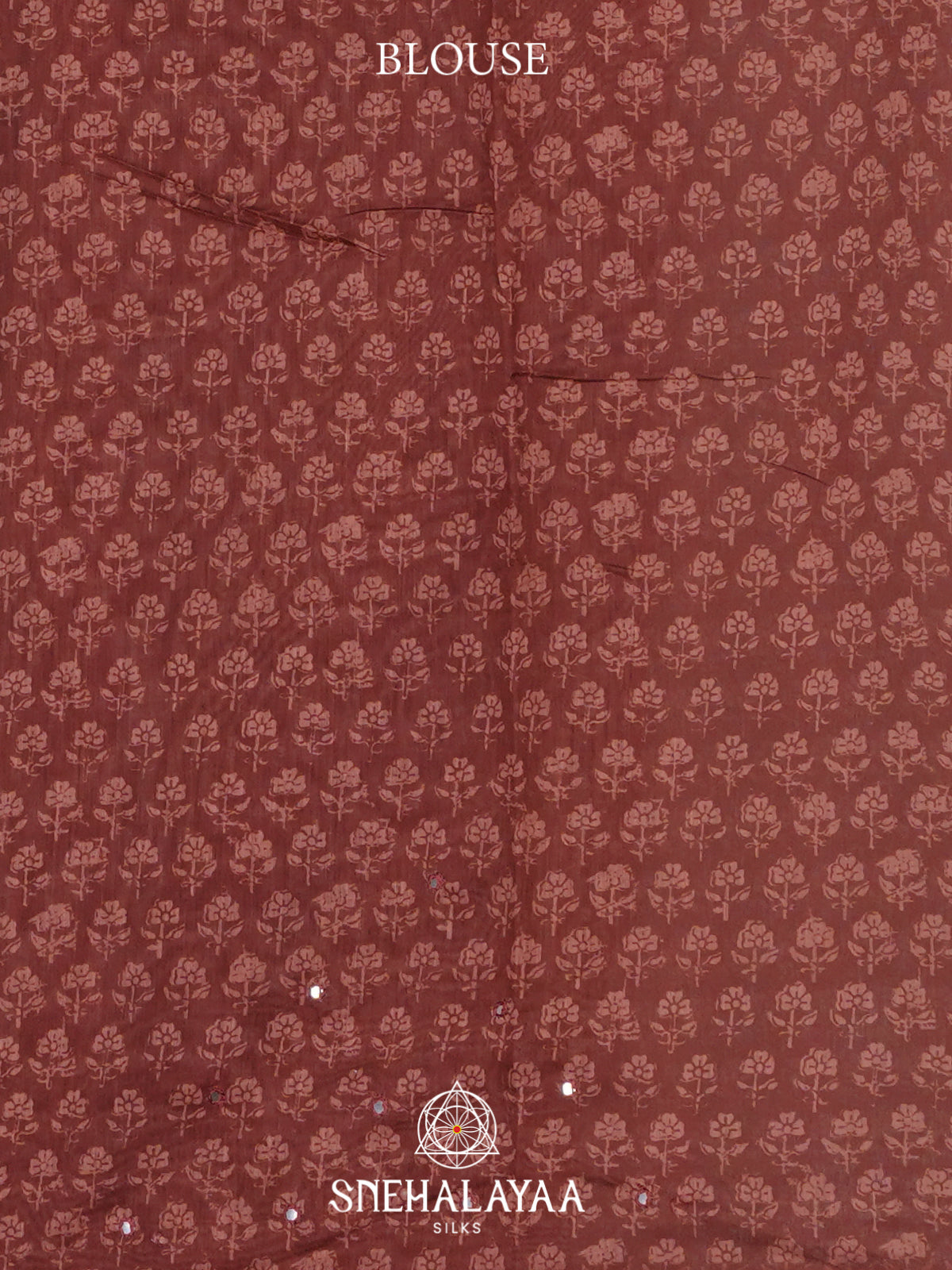 Brown Chanderi Saree
