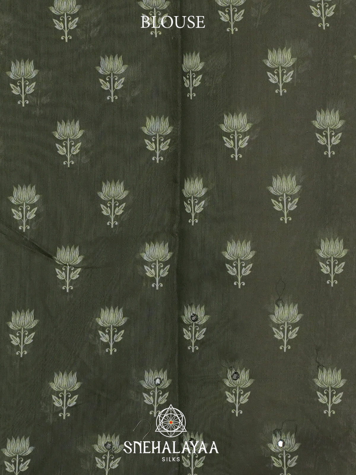 Green Chanderi Saree