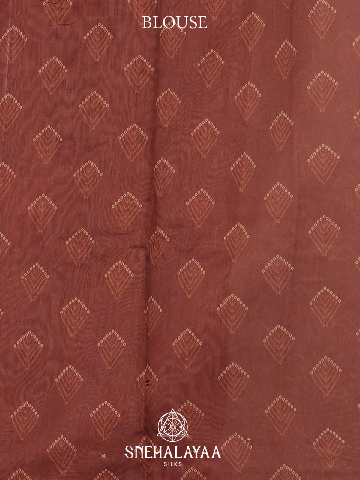 Brown Chanderi Saree