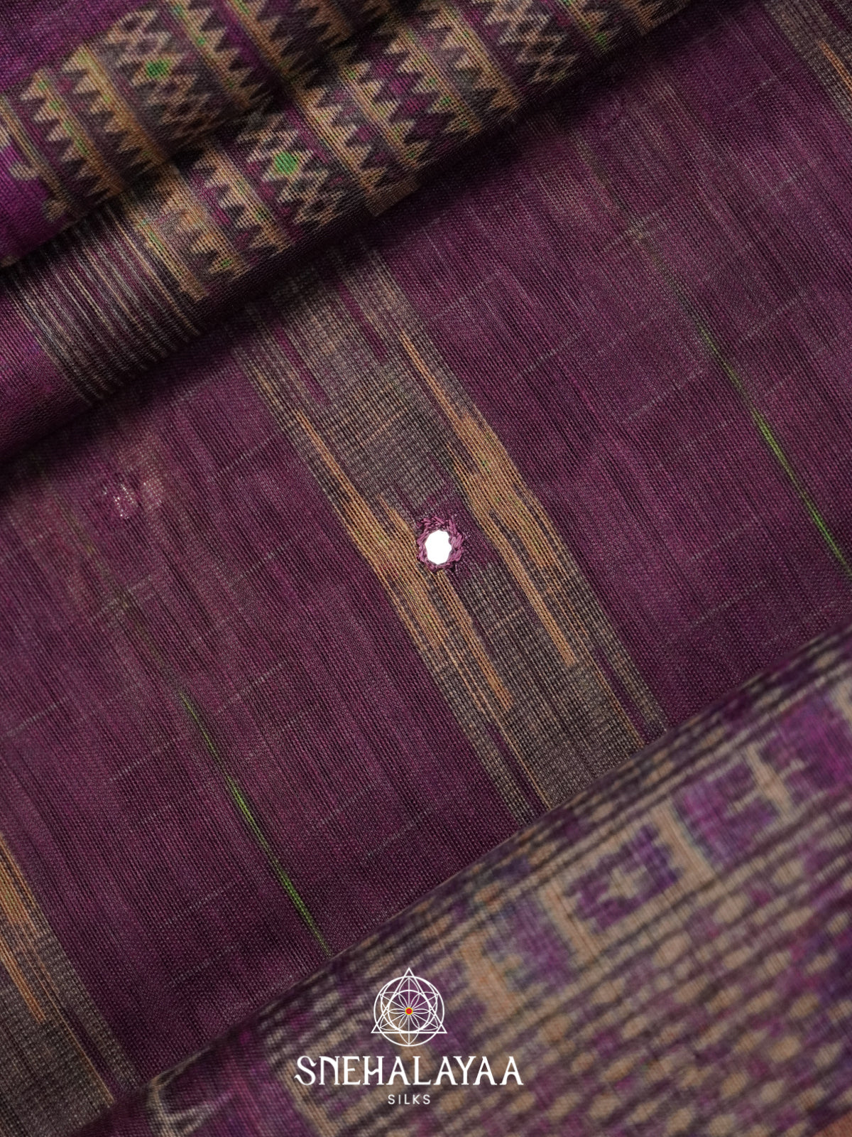 Purple Chanderi Saree