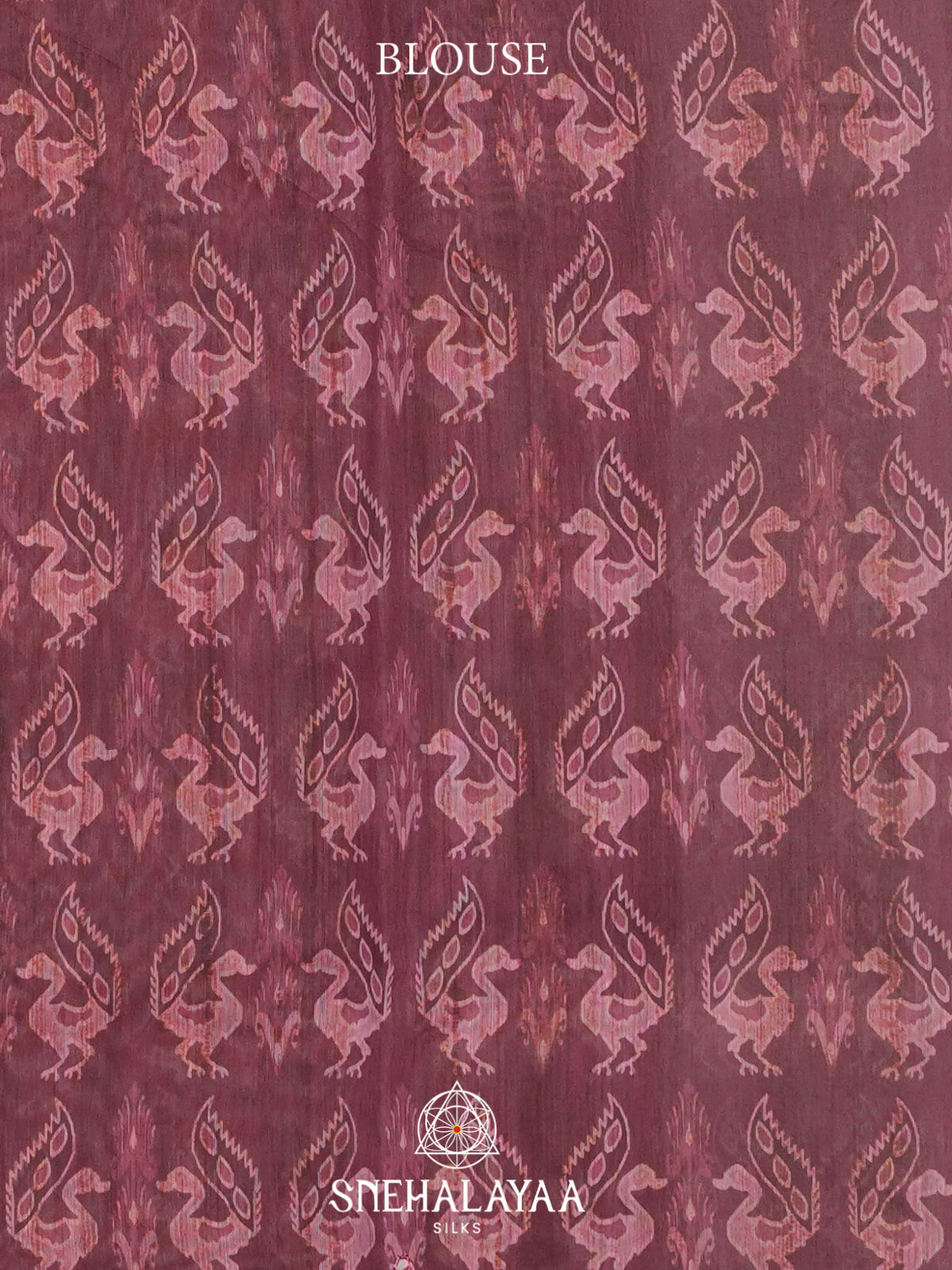 Peach Chanderi Saree