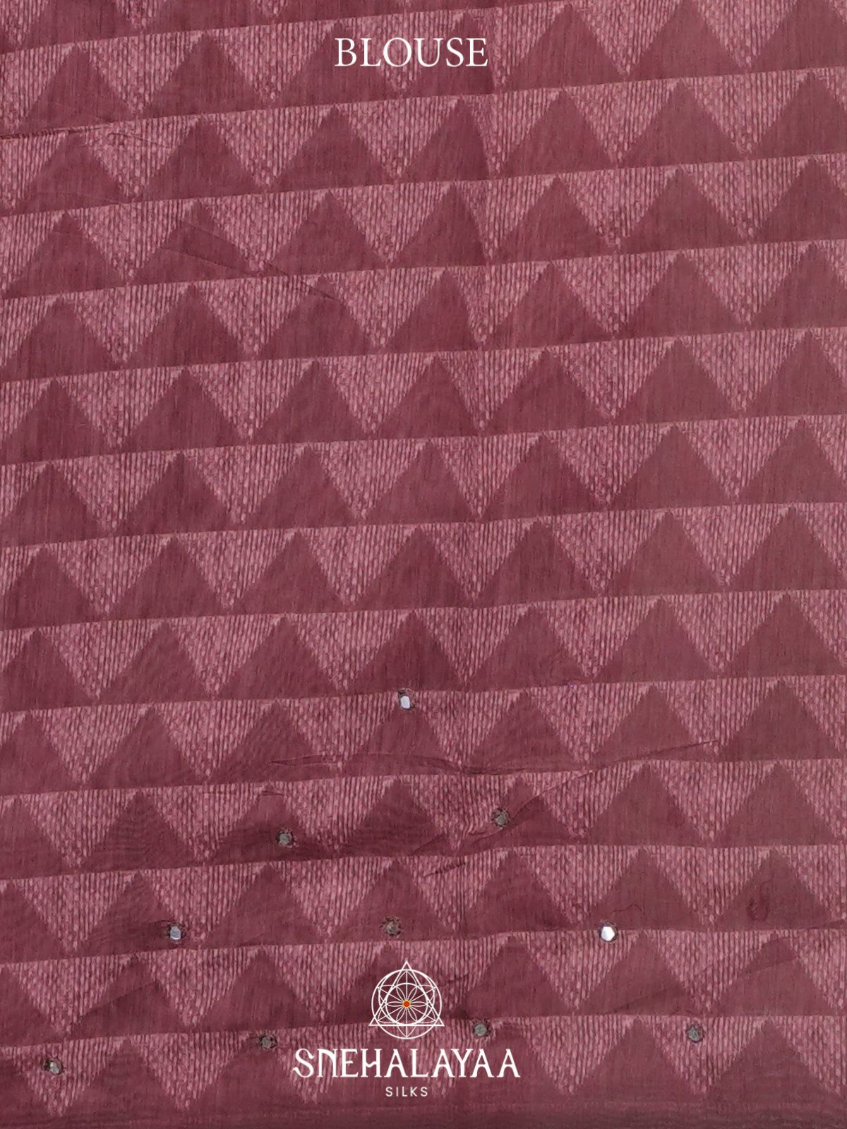 Maroon Chanderi Saree