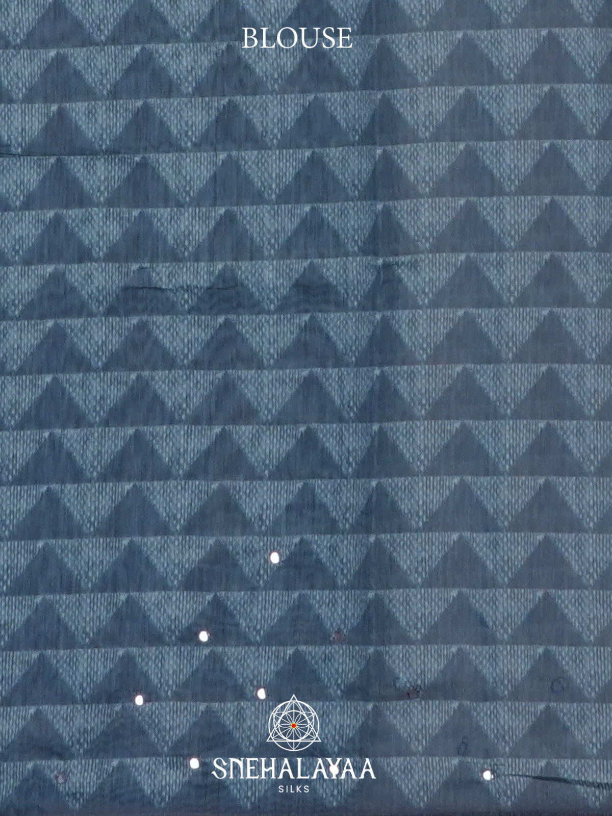 Navy Blue Chanderi Saree