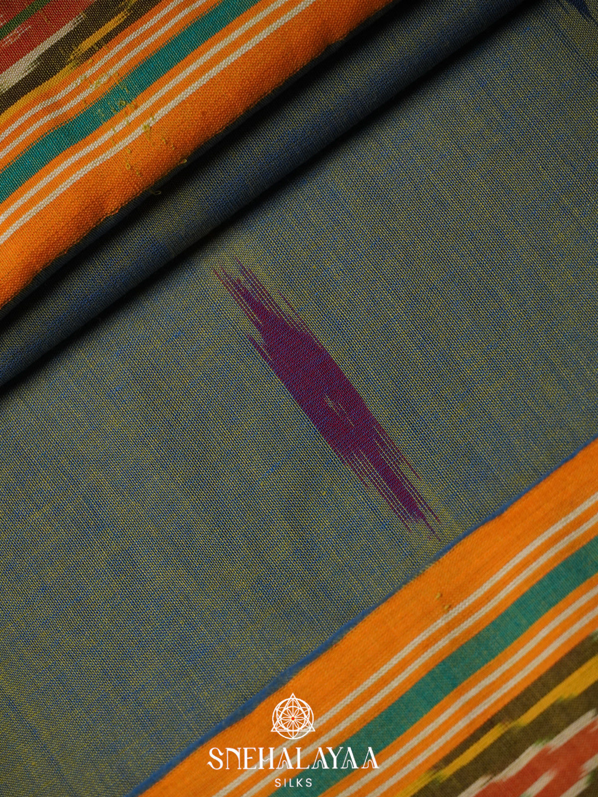 Green Ikkat Cotton Saree