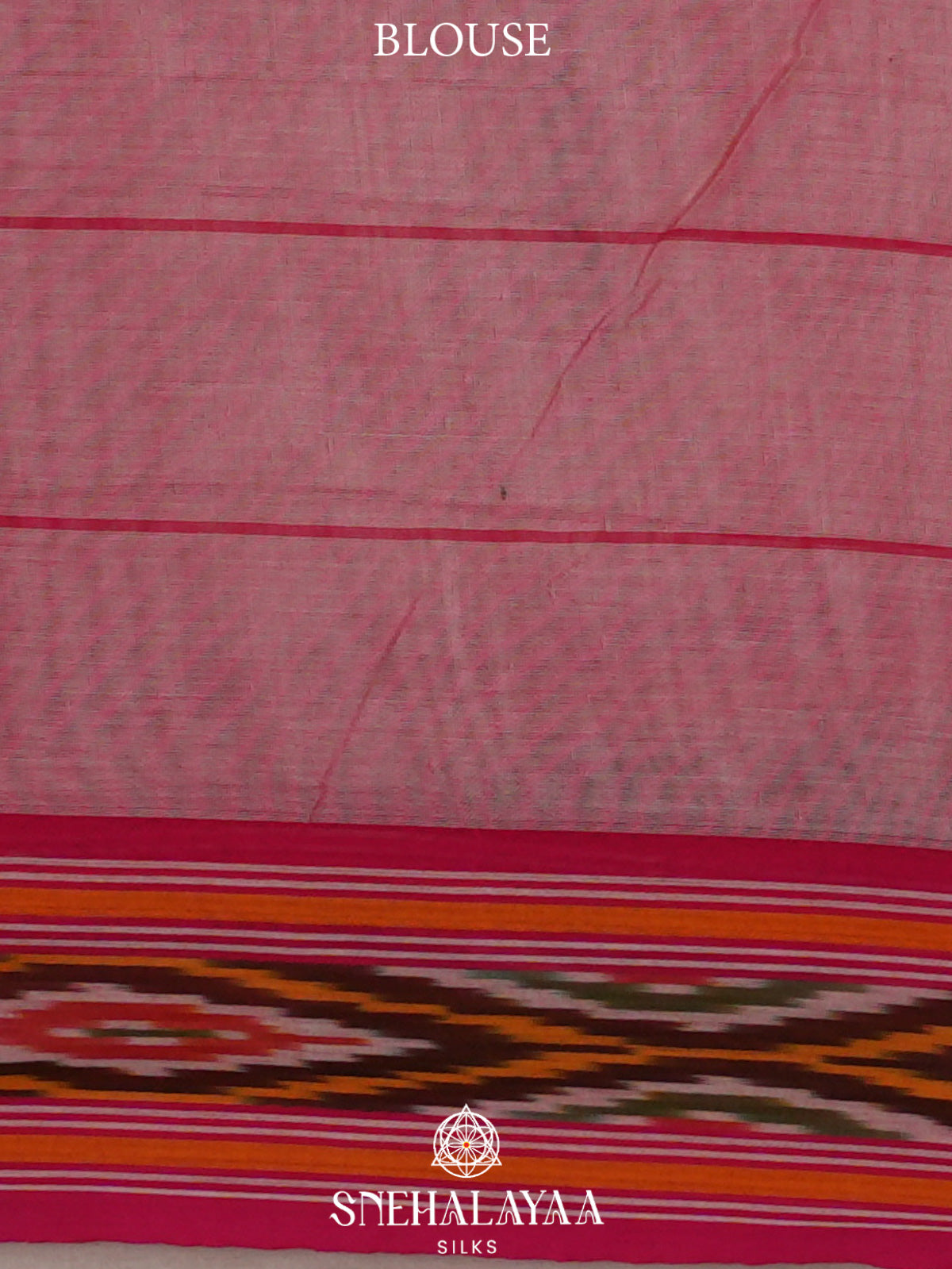 Off White Ikkat Cotton Saree