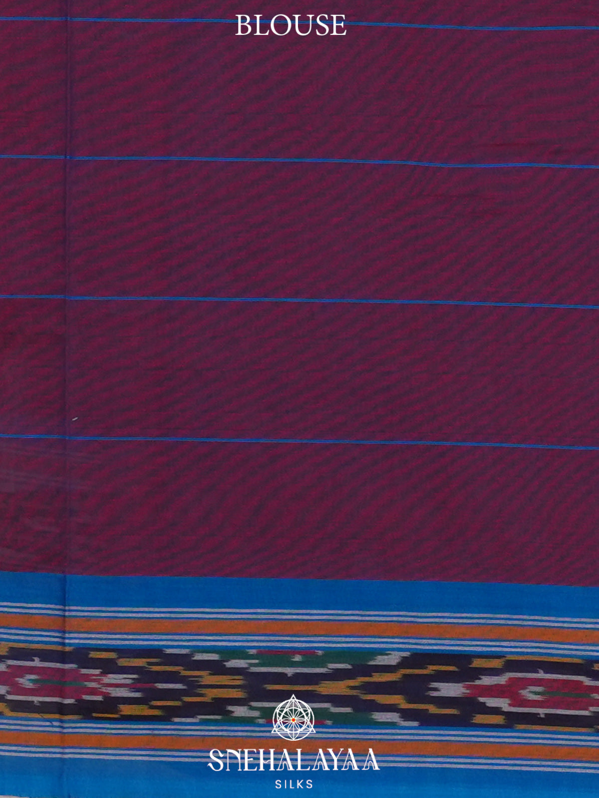 Mauve Ikkat Cotton Saree