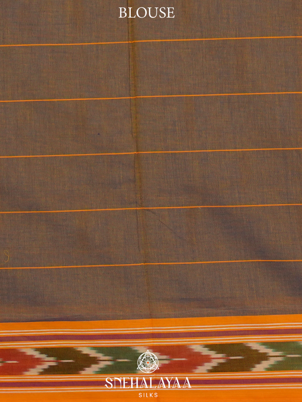 Blue Ikkat Cotton Saree