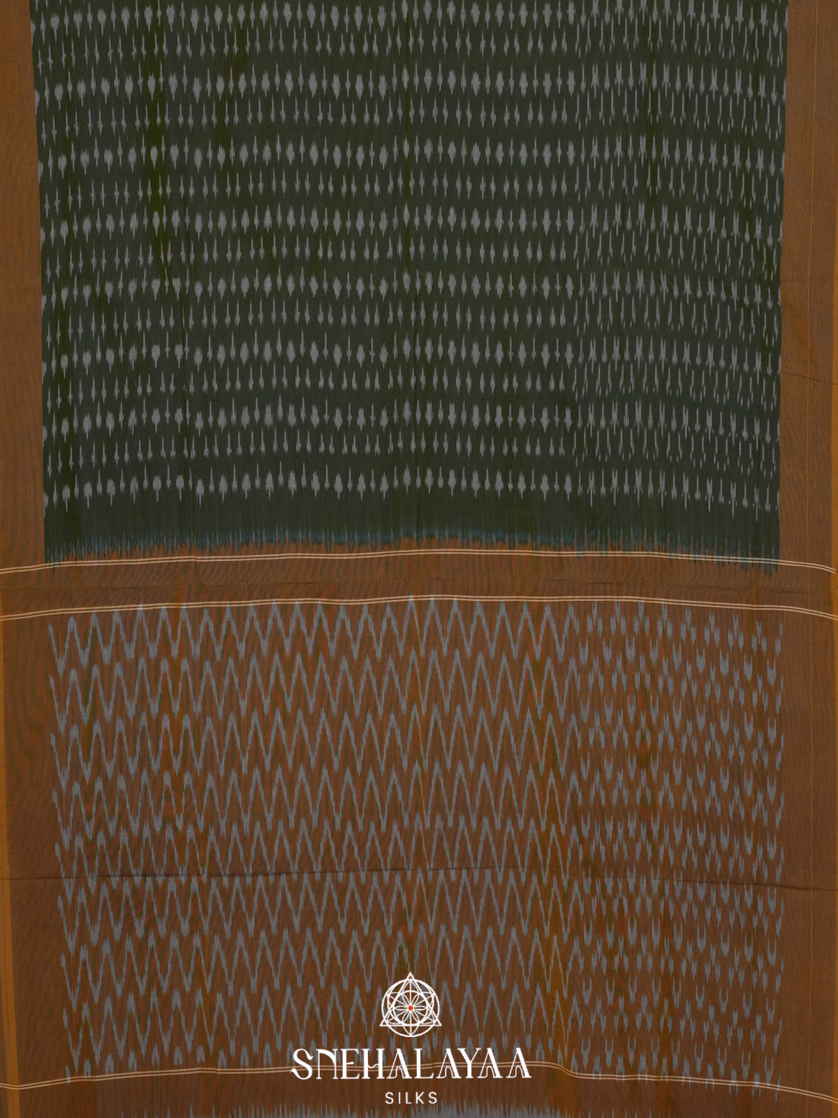Green Ikkat Cotton Saree