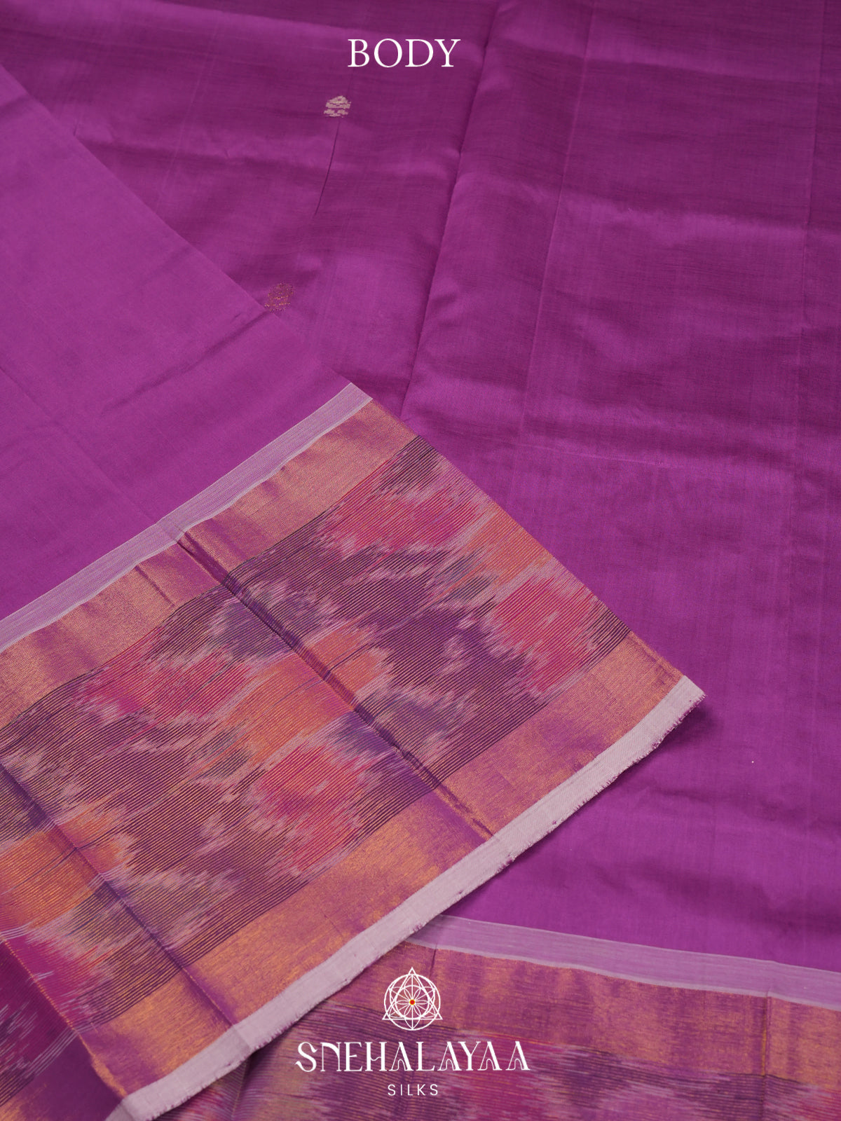 Magenta Silk Cotton Saree