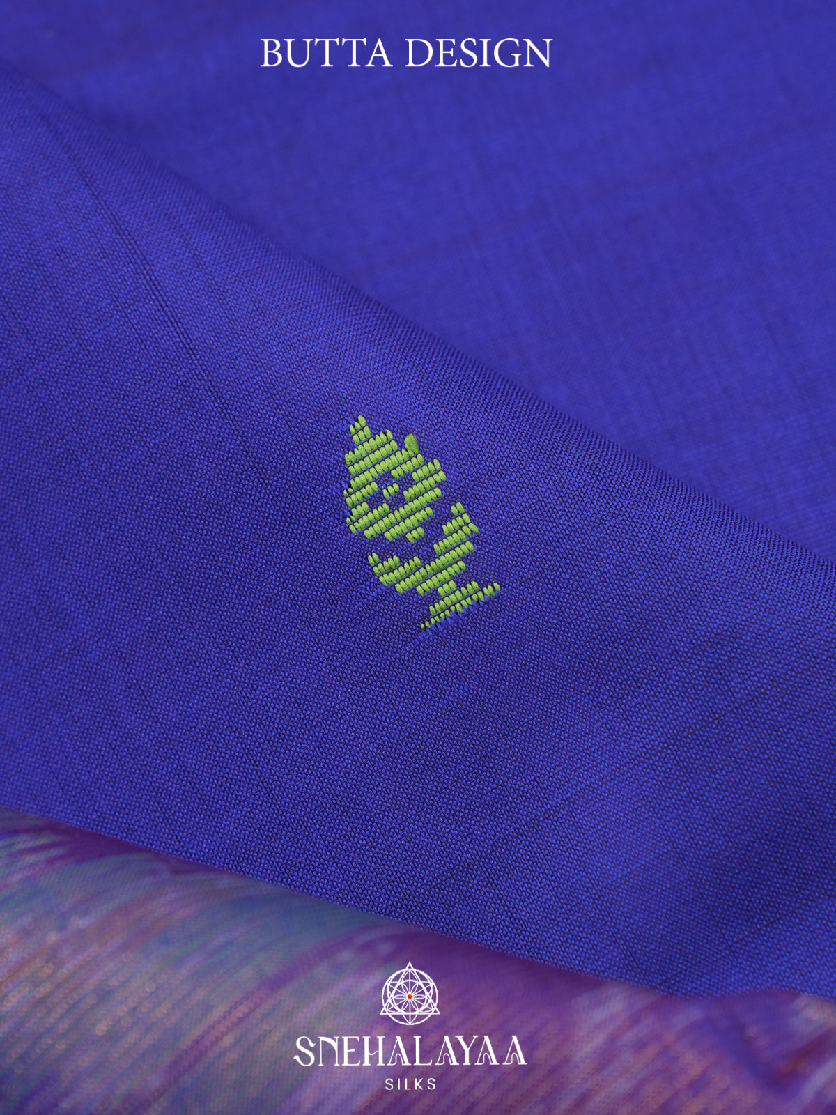 Royal Blue Silk Cotton Saree