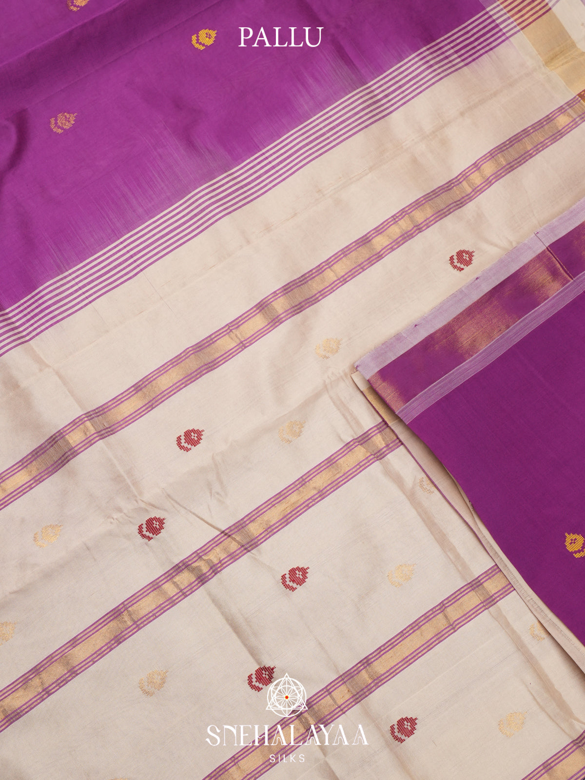 Magenta Silk Cotton Saree