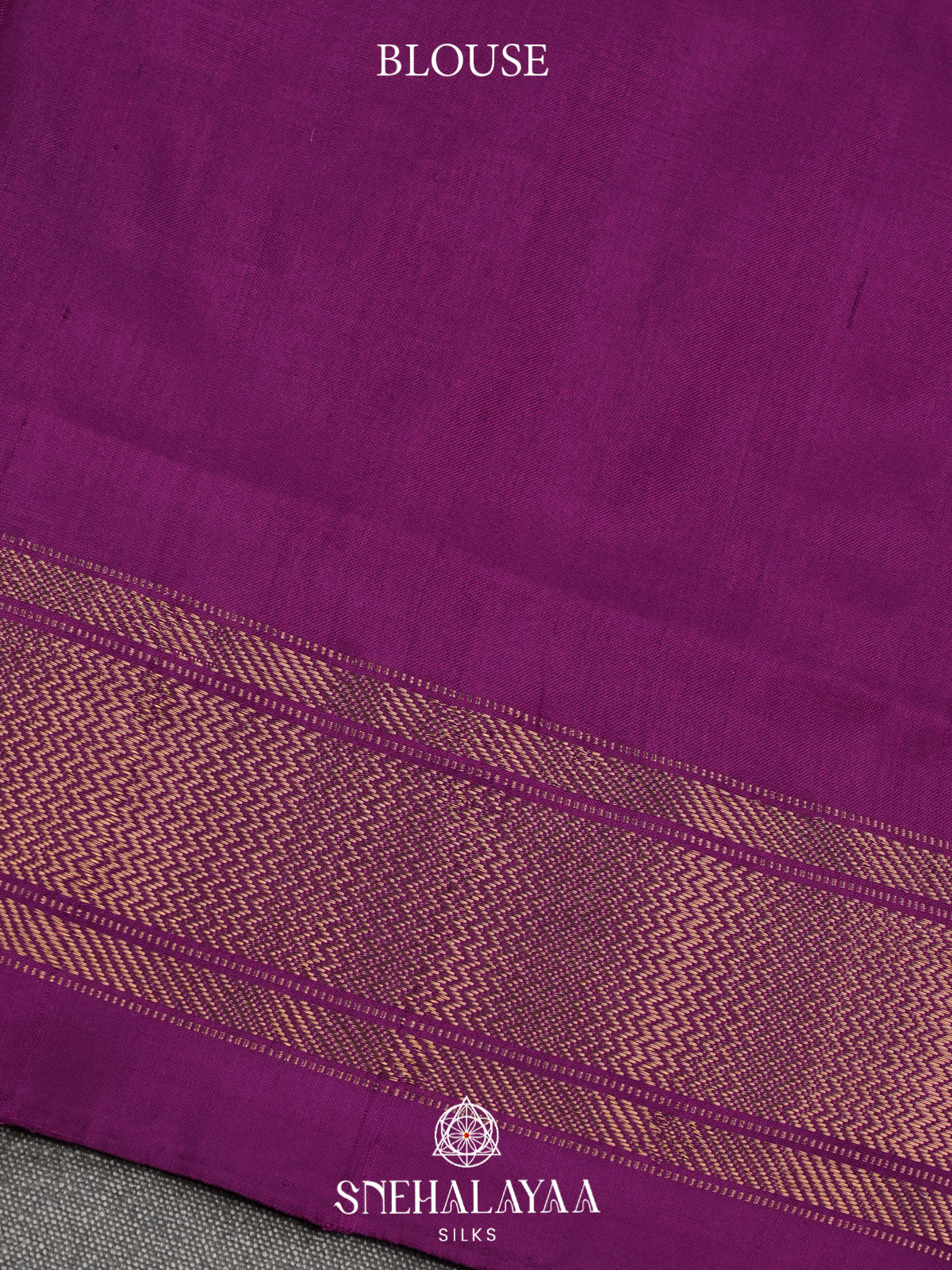 Purple Pochampally Ikat Silk Saree