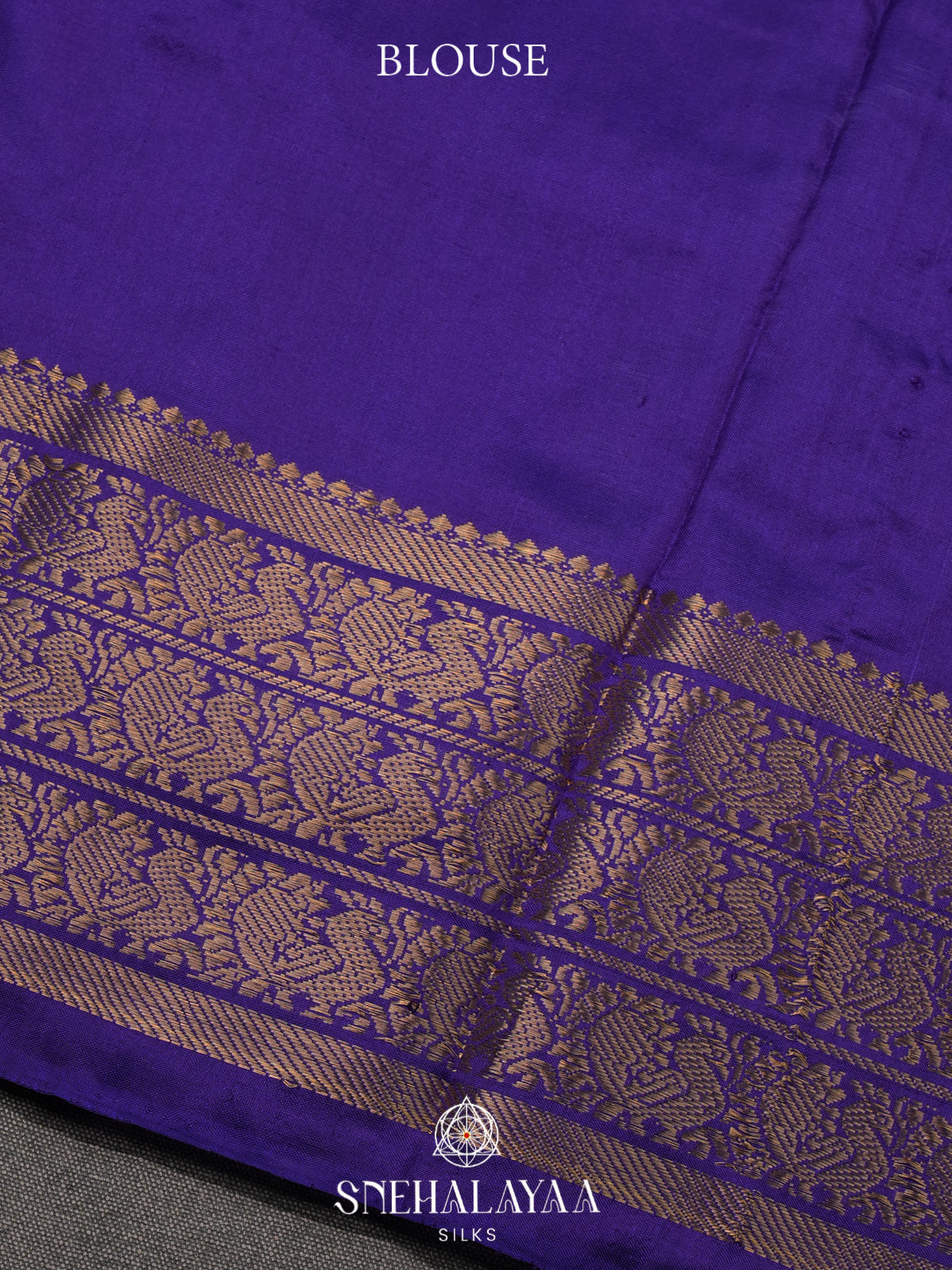 Royal Blue Pochampally Ikat Silk Saree
