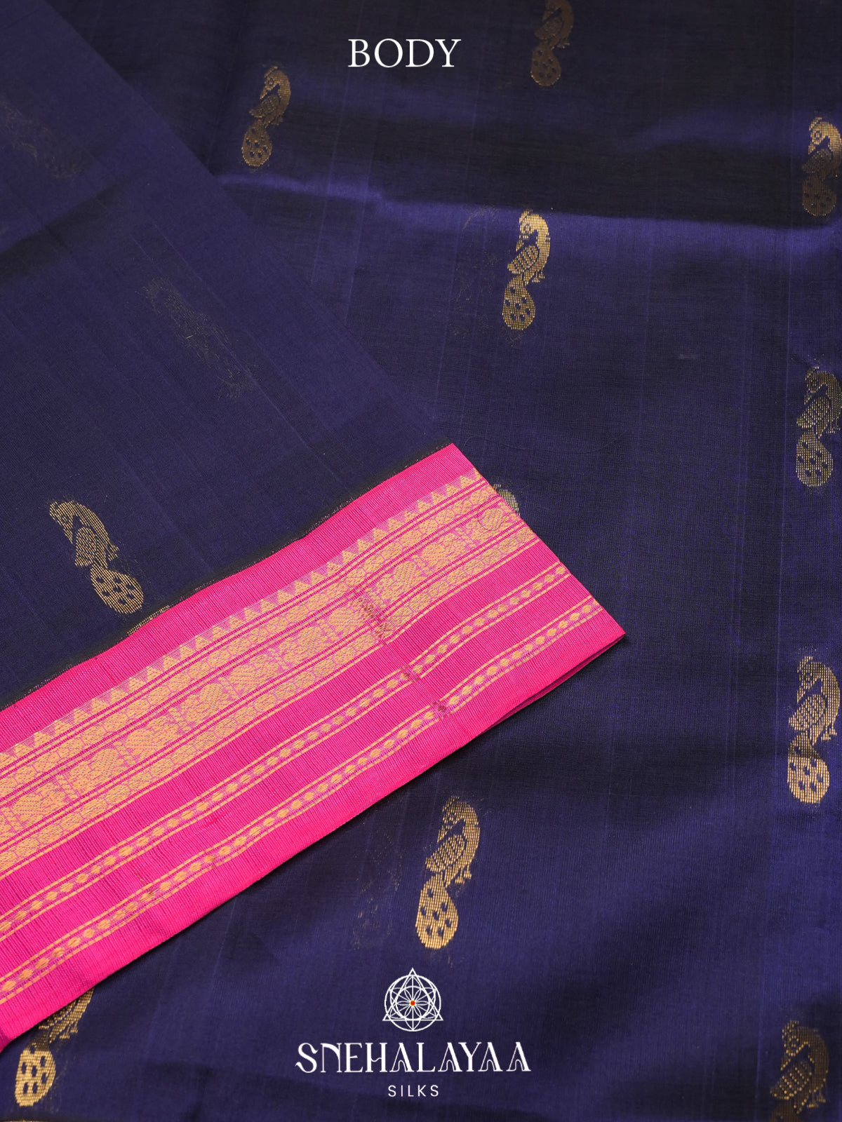 Purple Kanchi Silk Cotton Saree