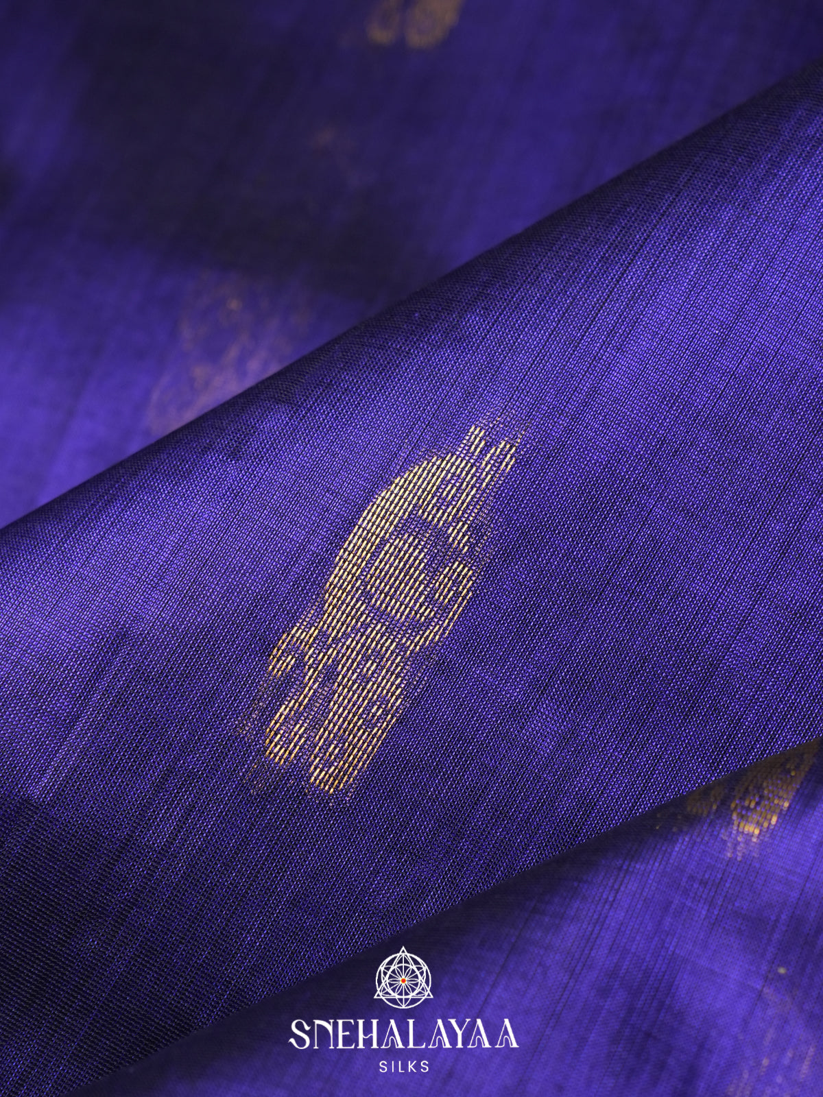 Royal Blue Kanchi Silk Cotton Saree