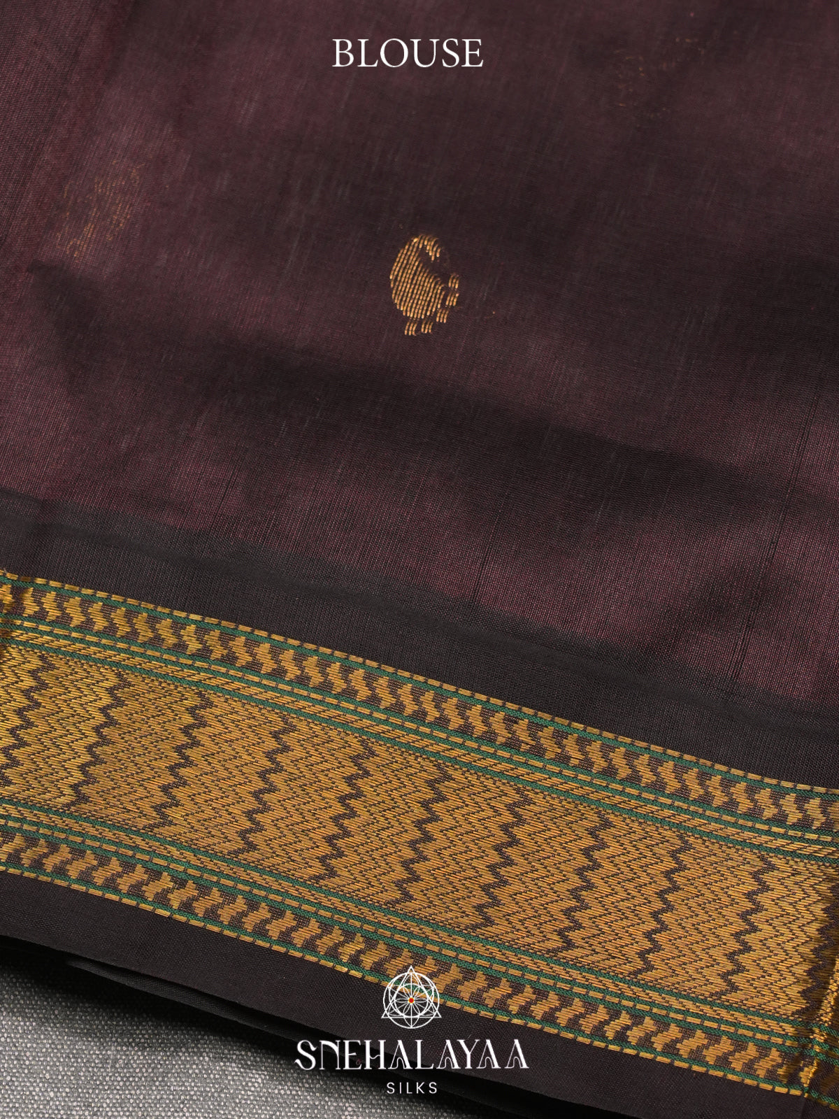 Beige Kanchi Silk Cotton Saree