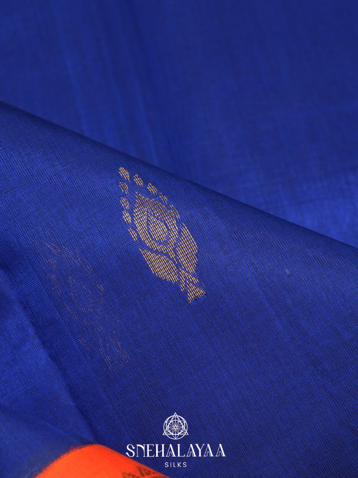 Navy Blue Kanchi Silk Cotton Saree