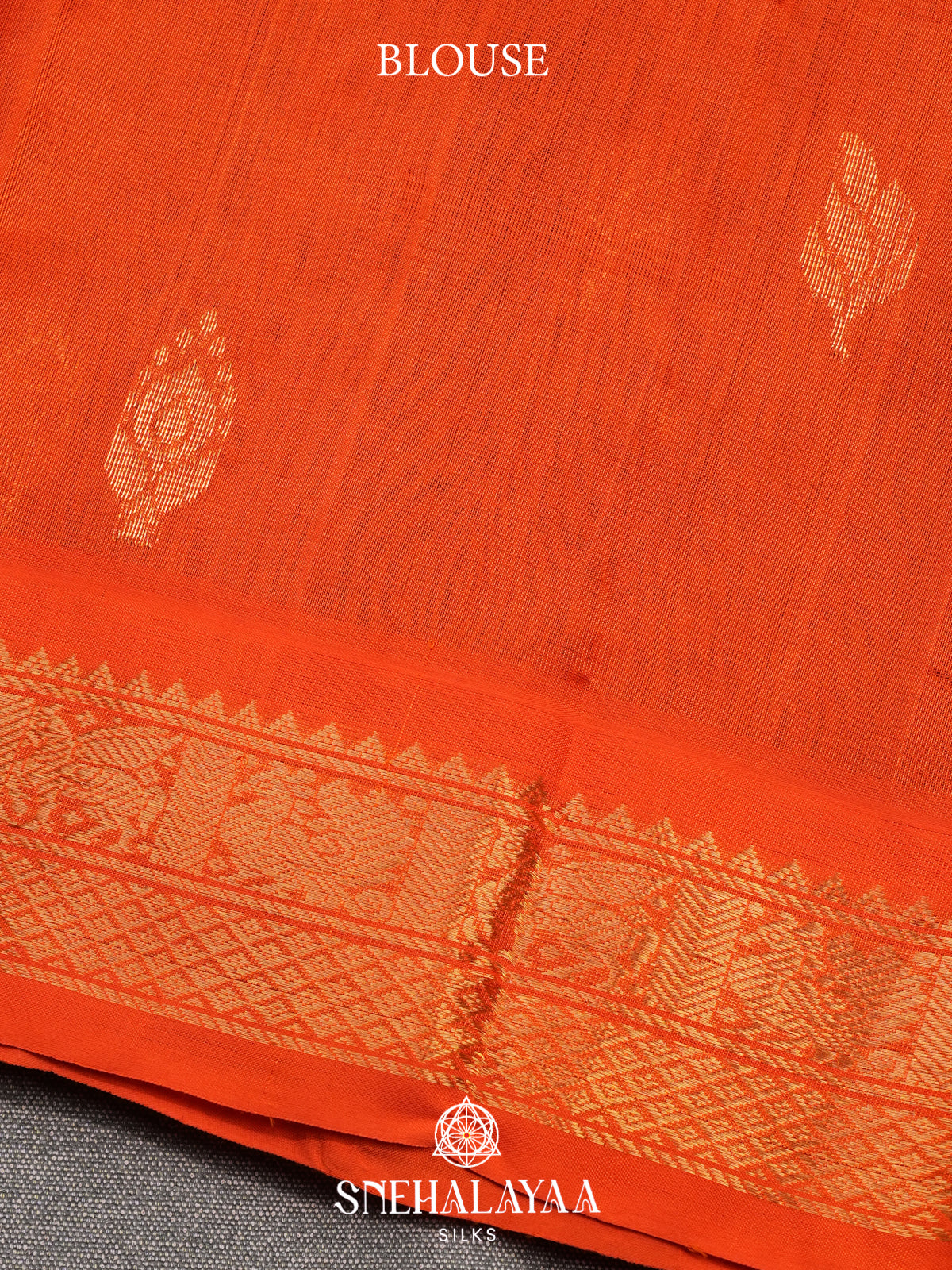 Navy Blue Kanchi Silk Cotton Saree
