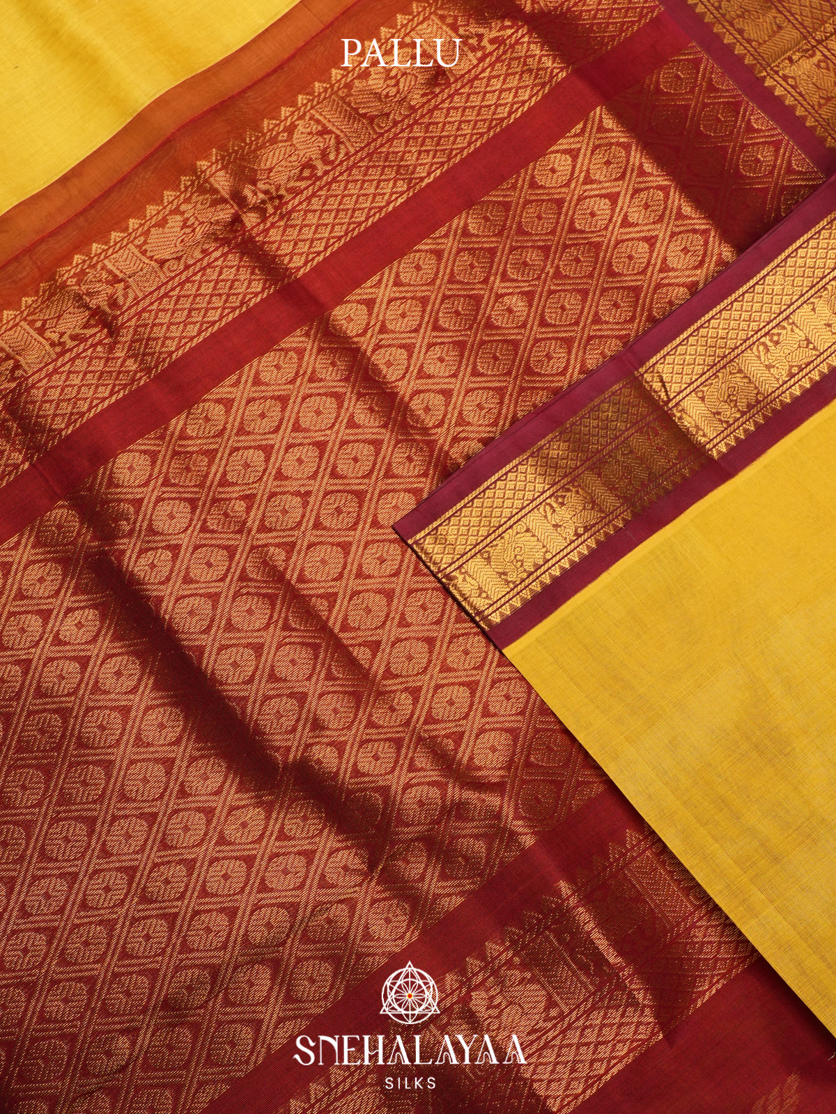 Mango Yellow Kanchi Silk Cotton Saree