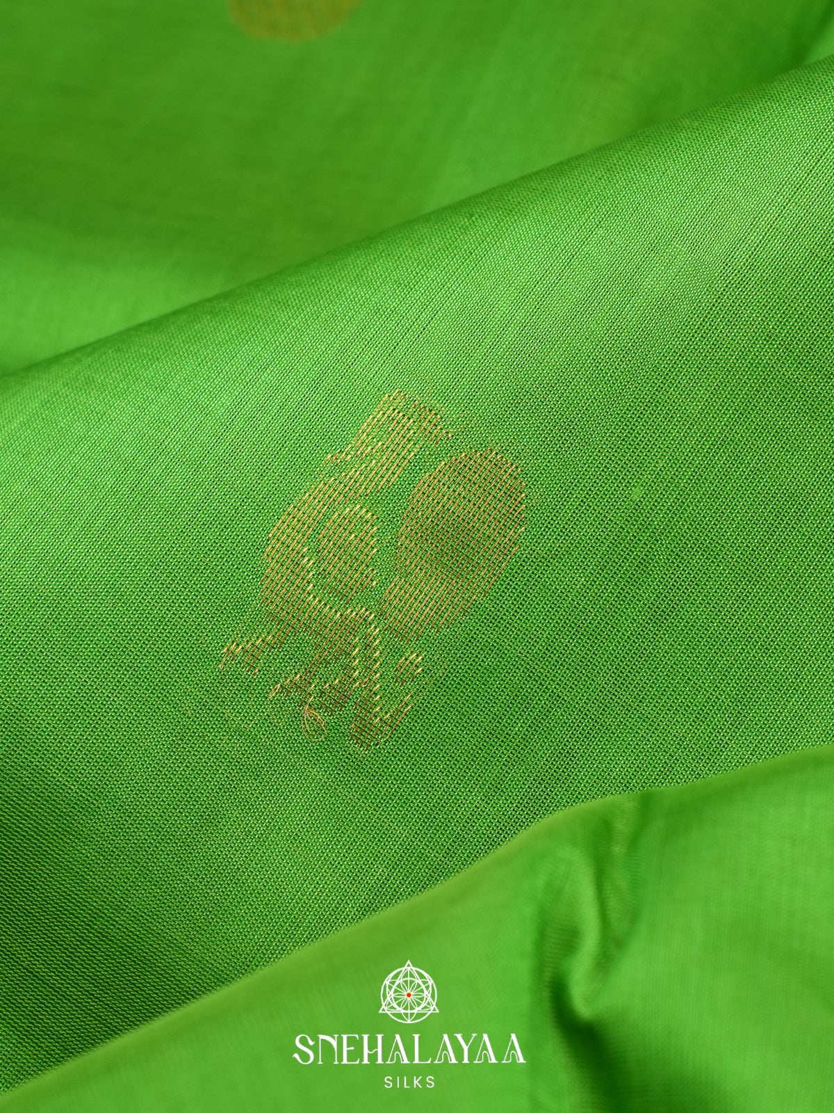 Green Kanchi Silk Cotton Saree