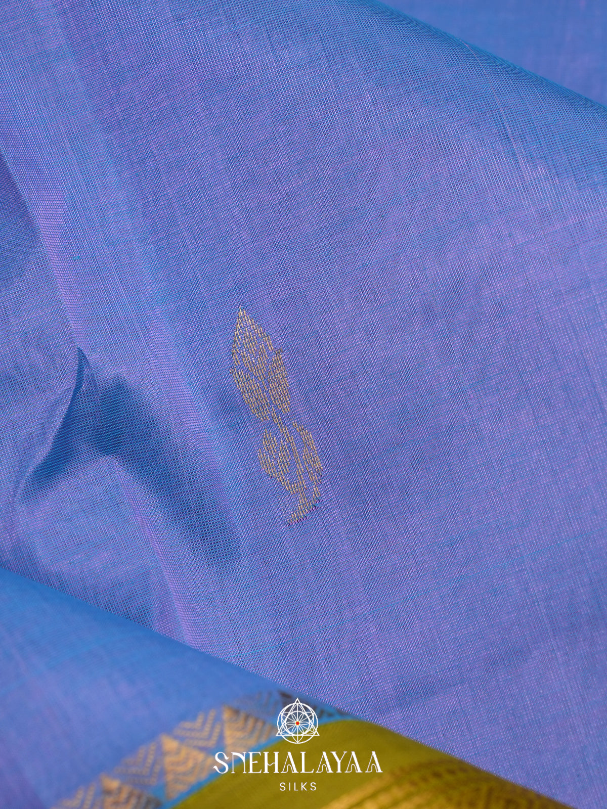 Lilac Kanchi Silk Cotton Saree