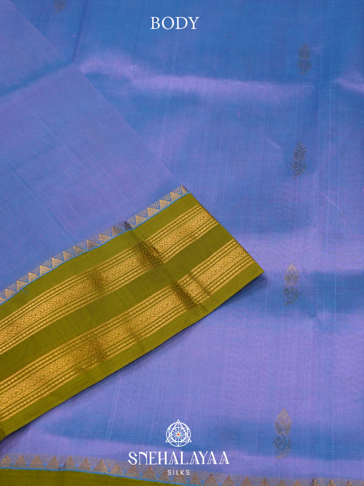 Lilac Kanchi Silk Cotton Saree