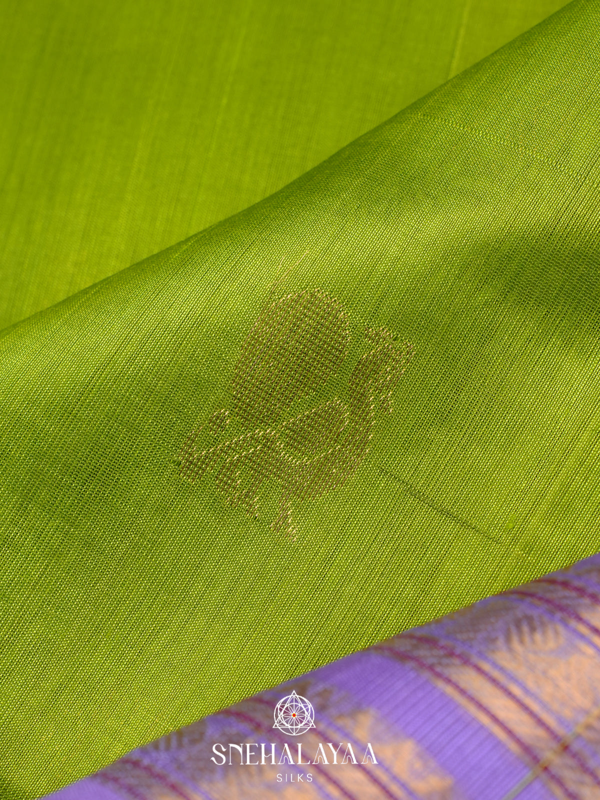 Green Kanchi Silk Cotton Saree