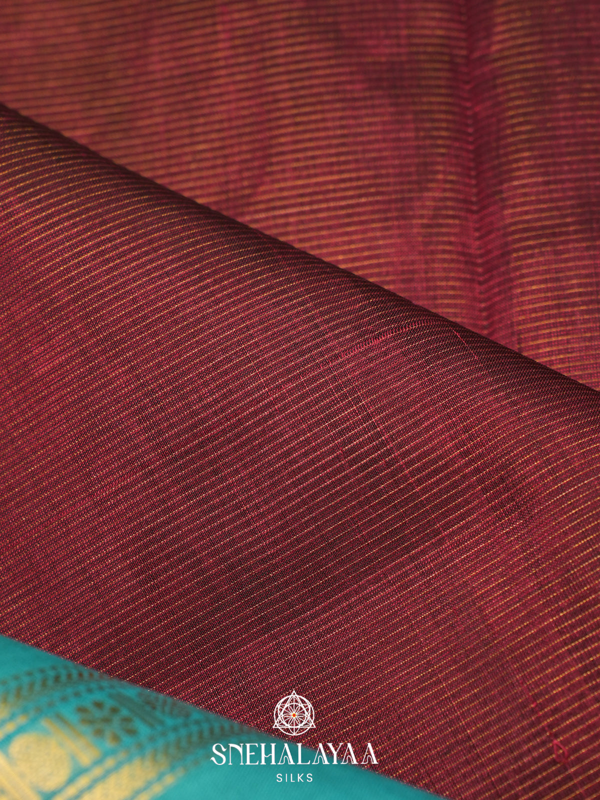 Maroon Kanchi Silk Cotton Saree