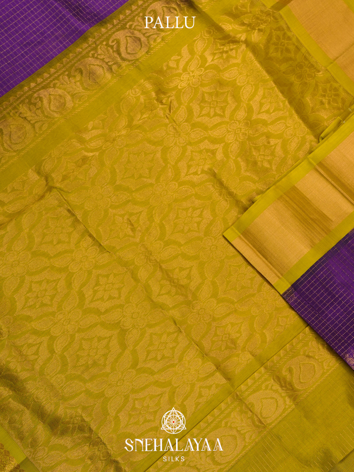 Purple Kanchi Silk Cotton Saree