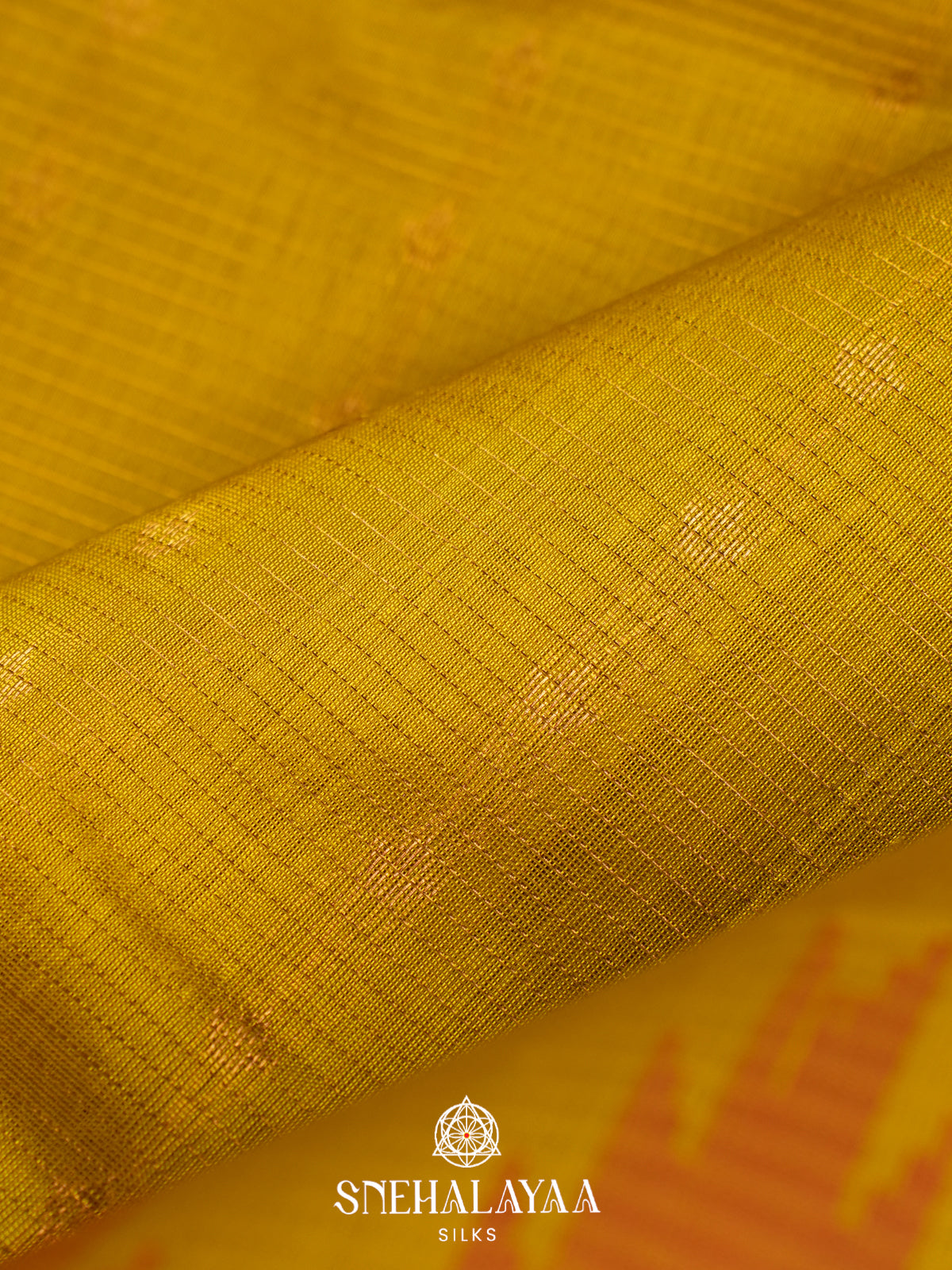 Yellow Kanchi Silk Cotton Saree