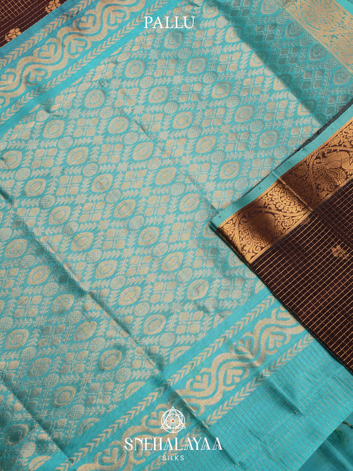 Coffee Brown Kanchi Silk Cotton Saree