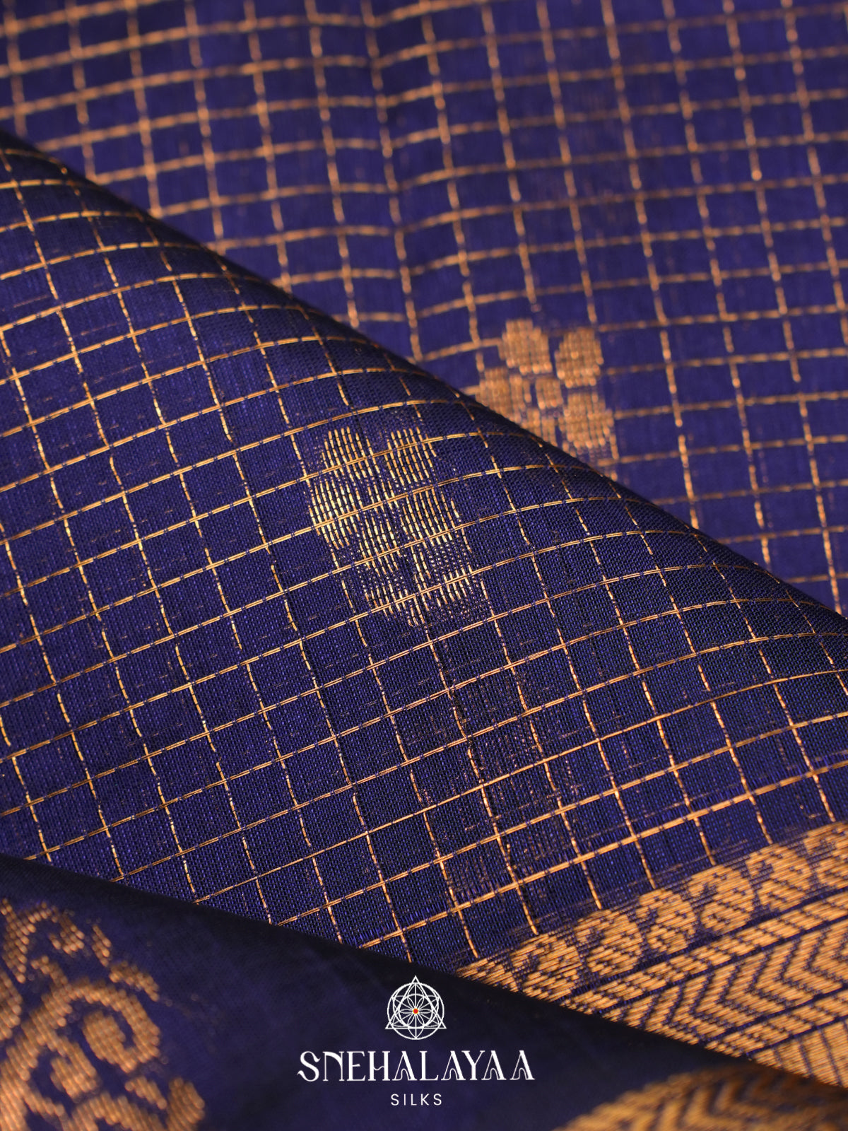 Purple Kanchi Silk Cotton Saree