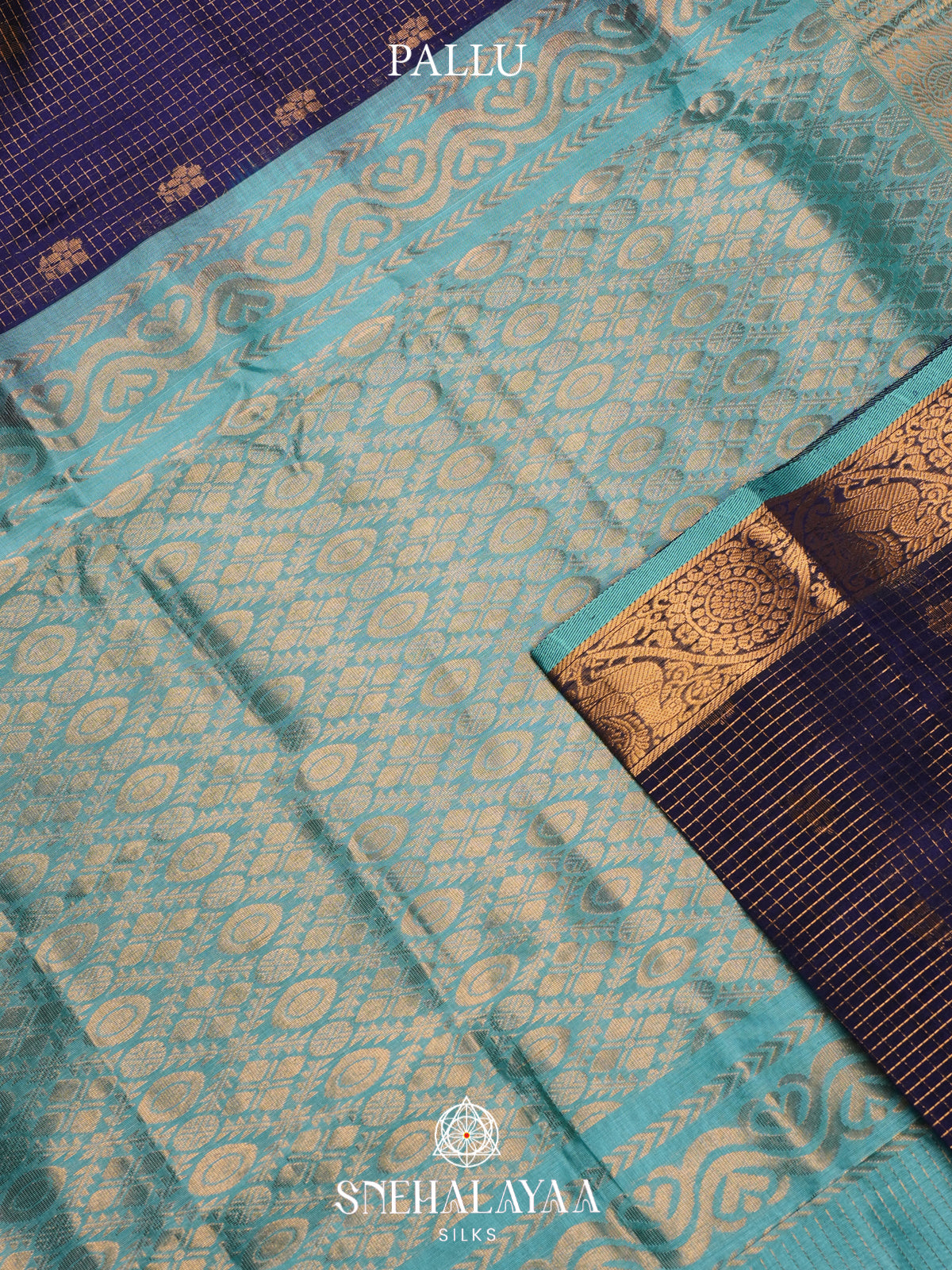 Purple Kanchi Silk Cotton Saree