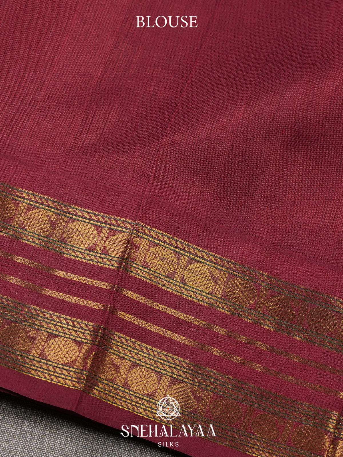 Beige Kanchi Silk Cotton Saree