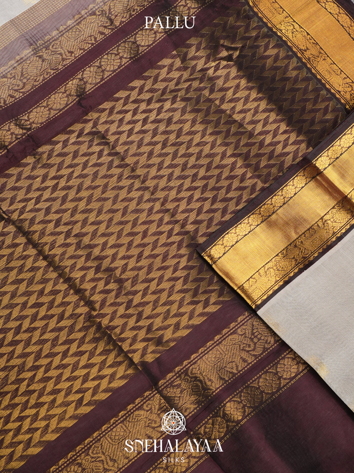 Grey Kanchi Silk Cotton Saree