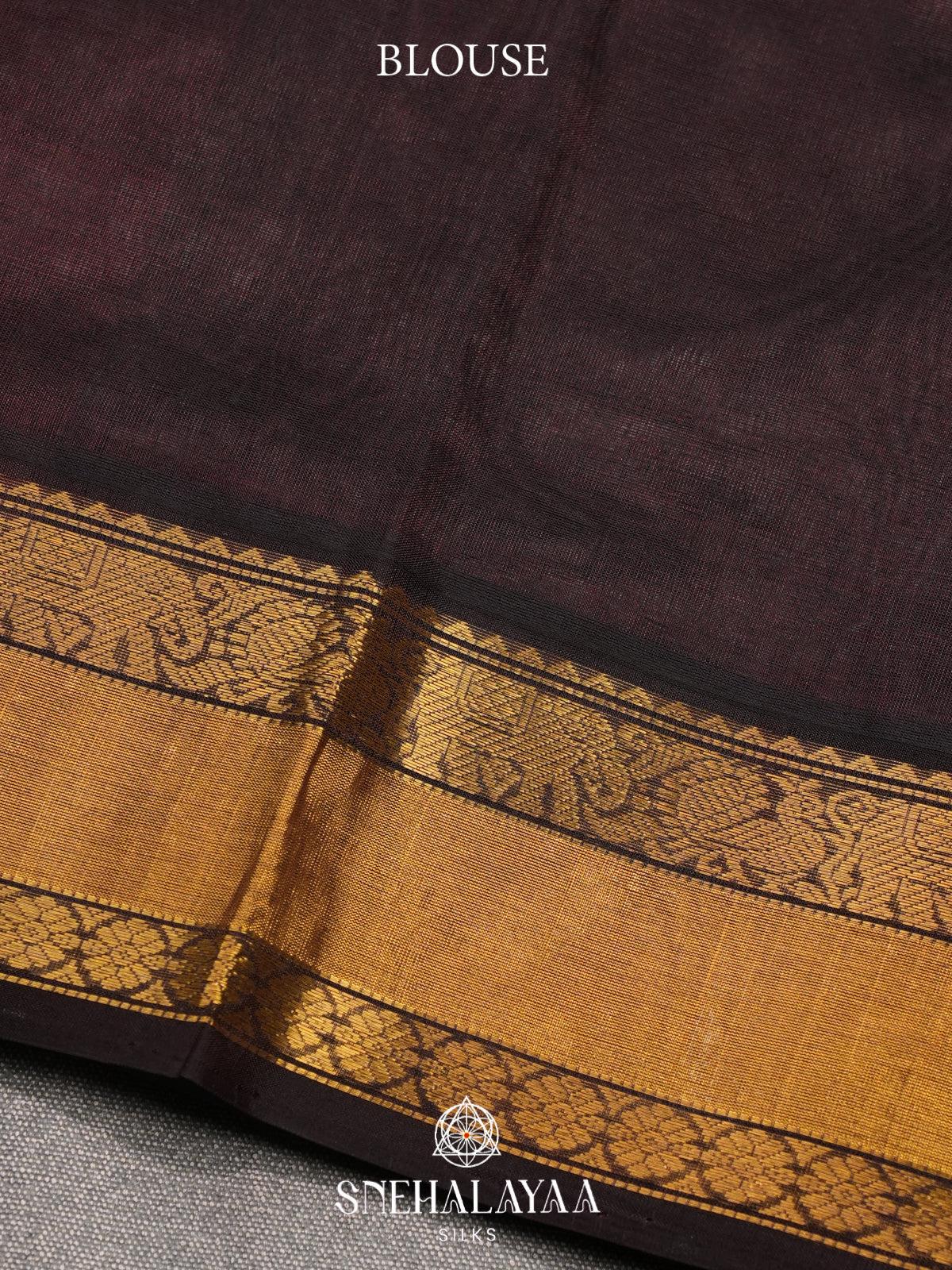 Grey Kanchi Silk Cotton Saree