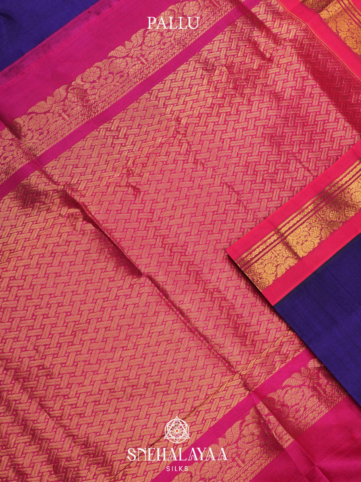 Purple Kanchi Silk Cotton Saree