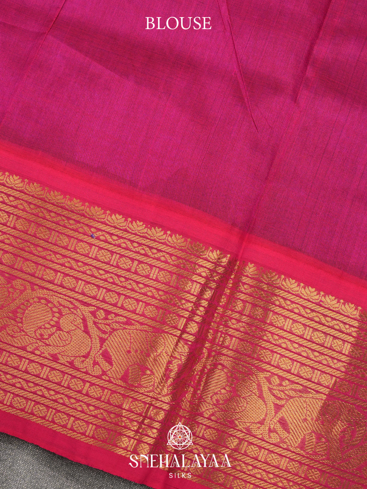 Purple Kanchi Silk Cotton Saree