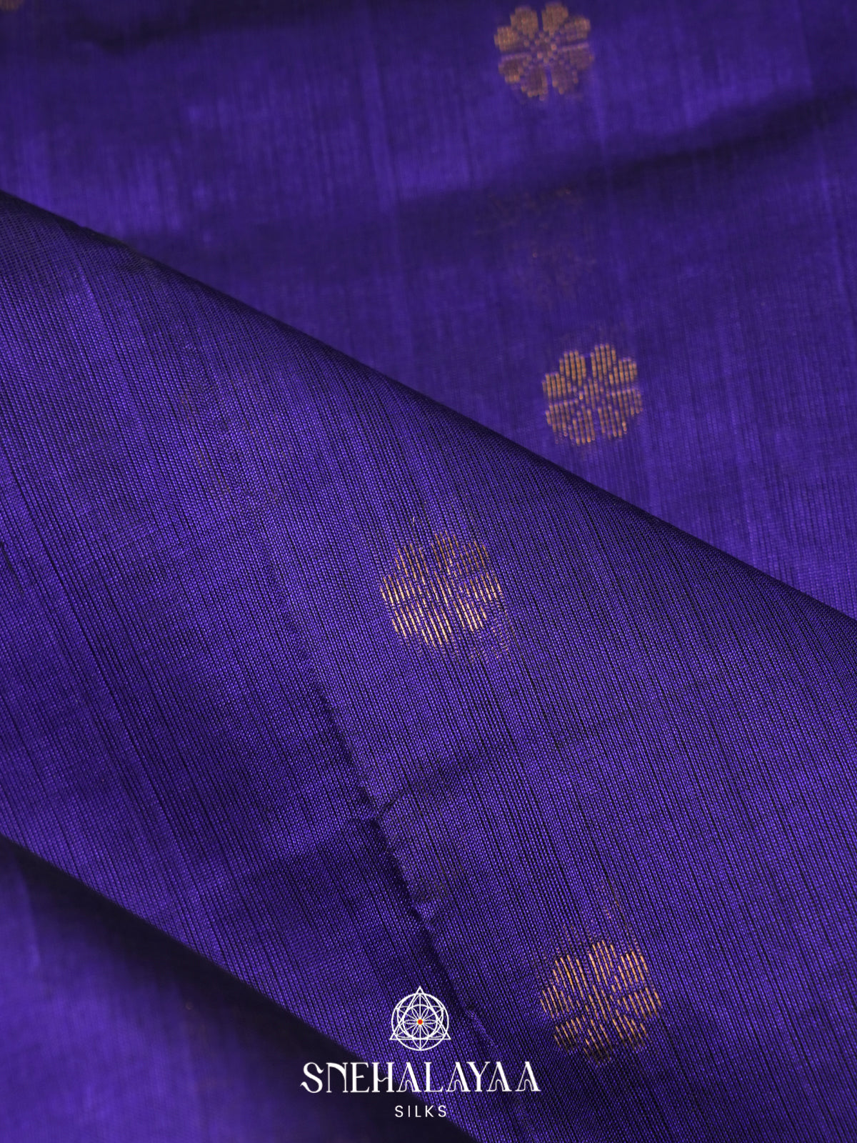 Purple Kanchi Silk Cotton Saree
