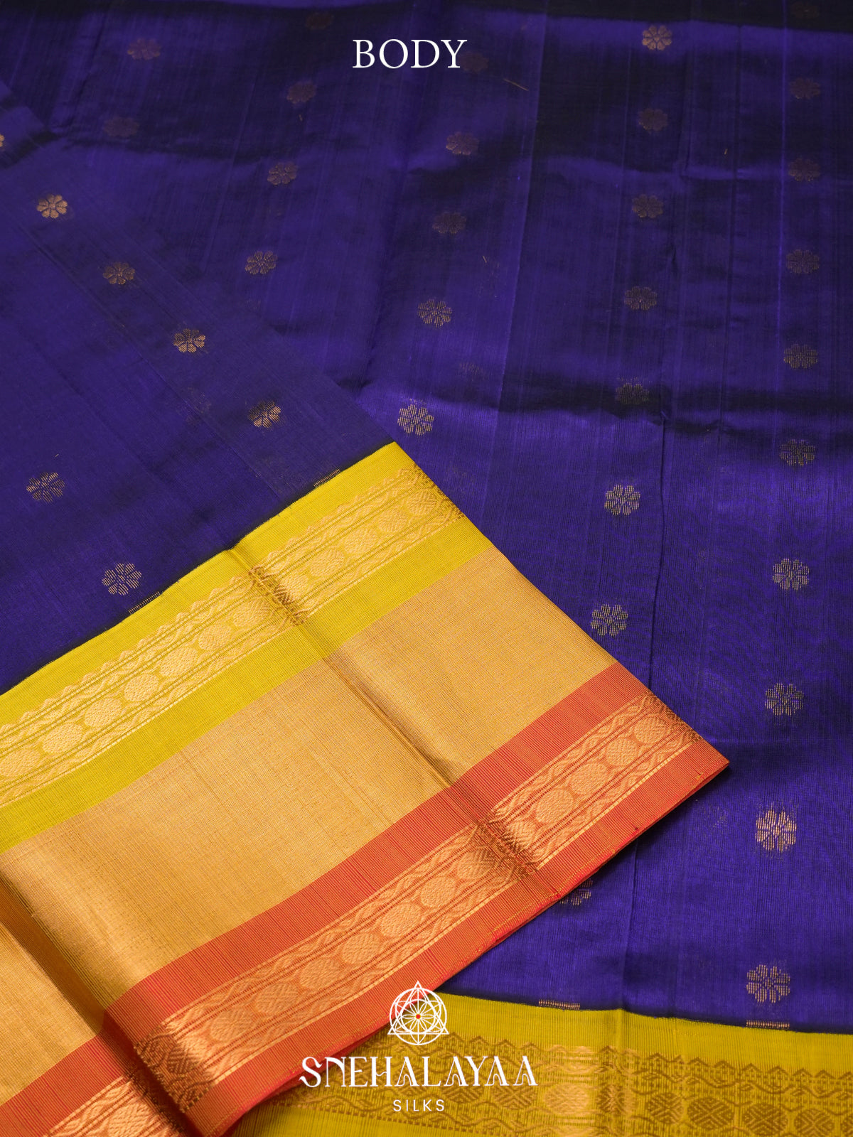 Purple Kanchi Silk Cotton Saree