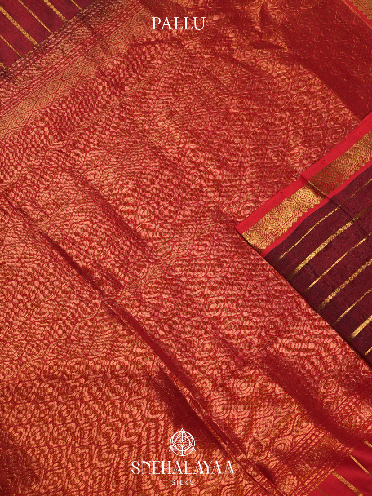 Maroon Kanchi Silk Cotton Saree