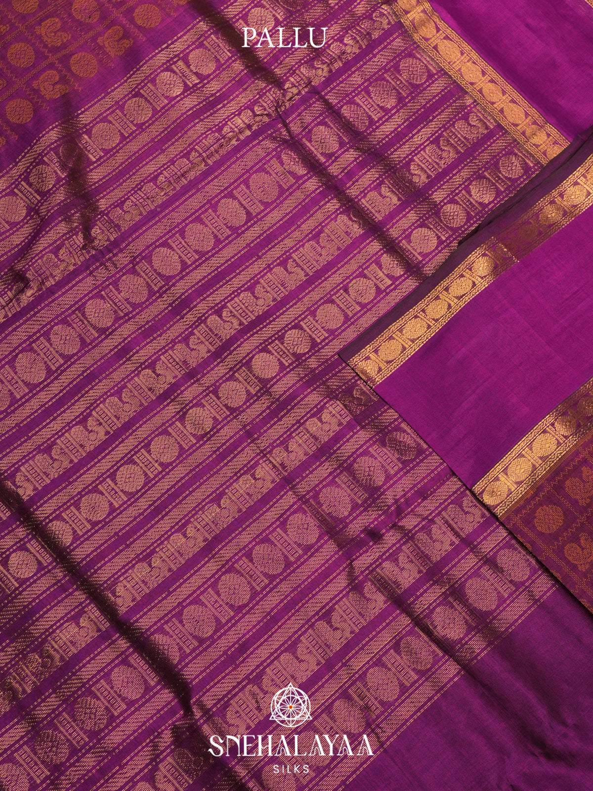 Magenta Kanchi Silk Cotton Saree