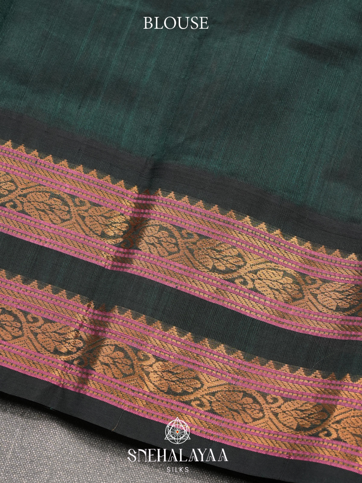 Mauve Pink Kanchi Silk Cotton Saree