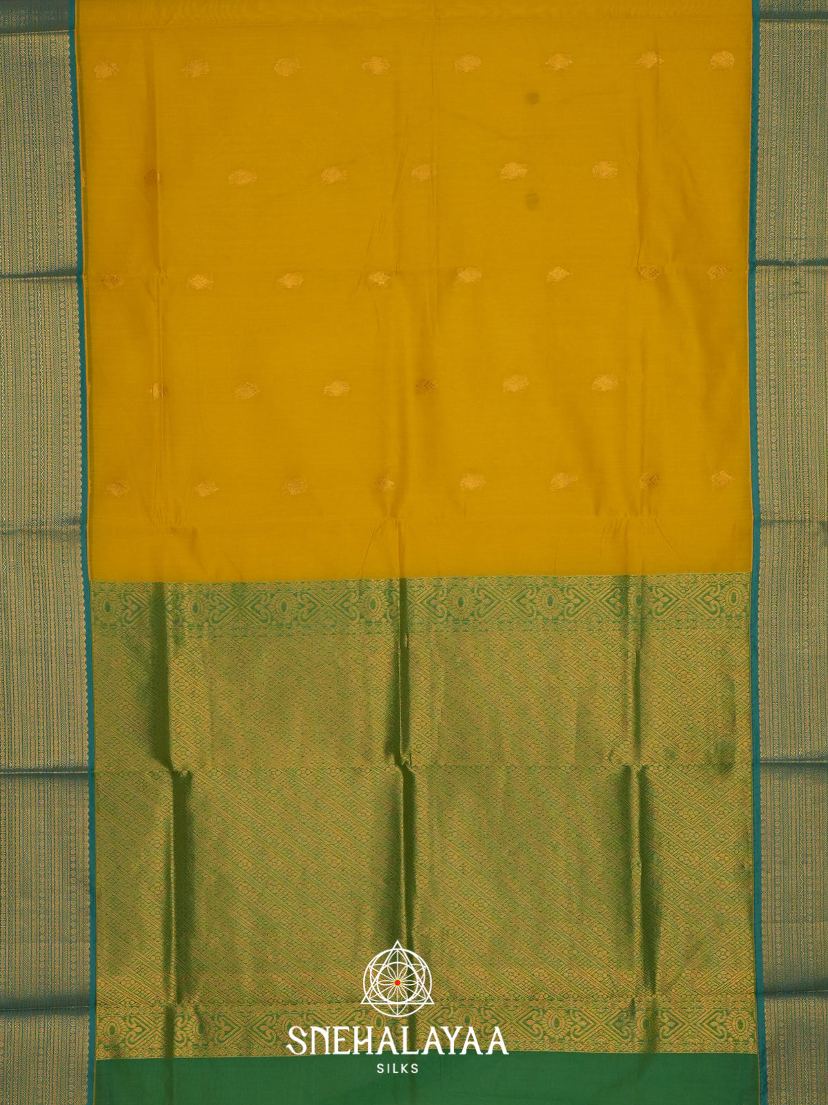 Yellow Silk Cotton Saree