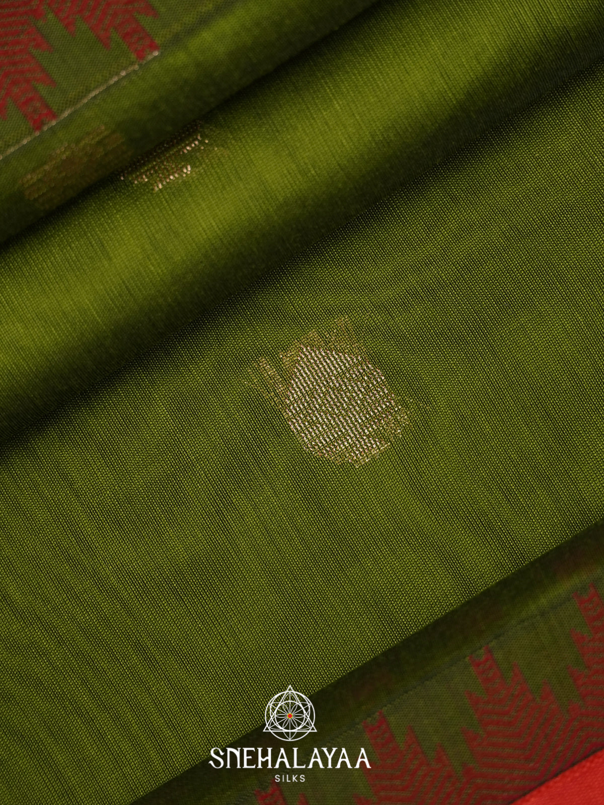 Mehendi Green Silk Cotton Saree