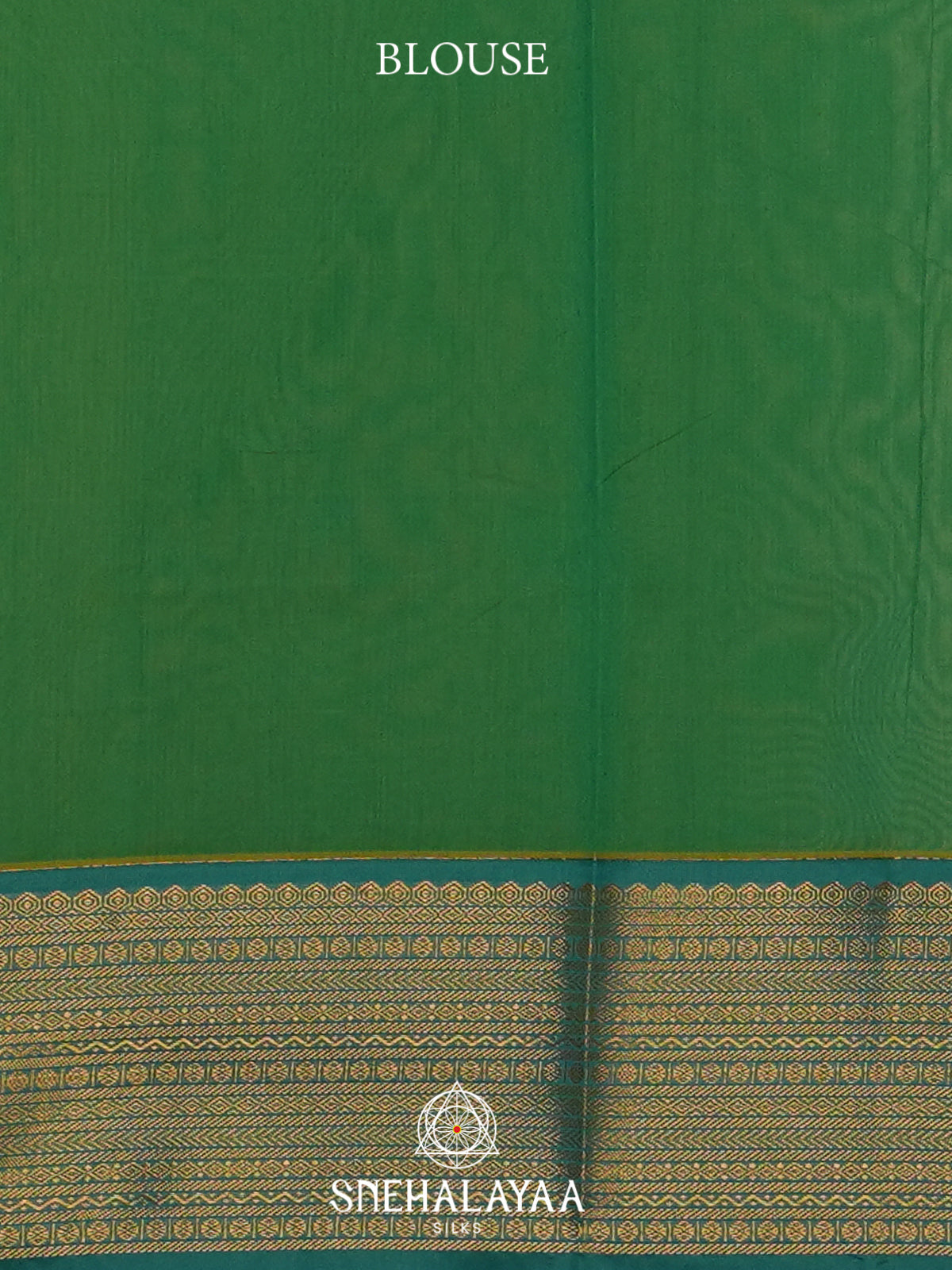 Parrot Green Silk Cotton Saree